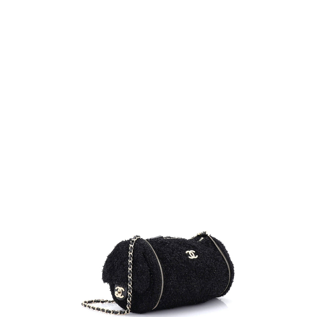 Coco Beach CC Expandable Barrel Bag Tweed