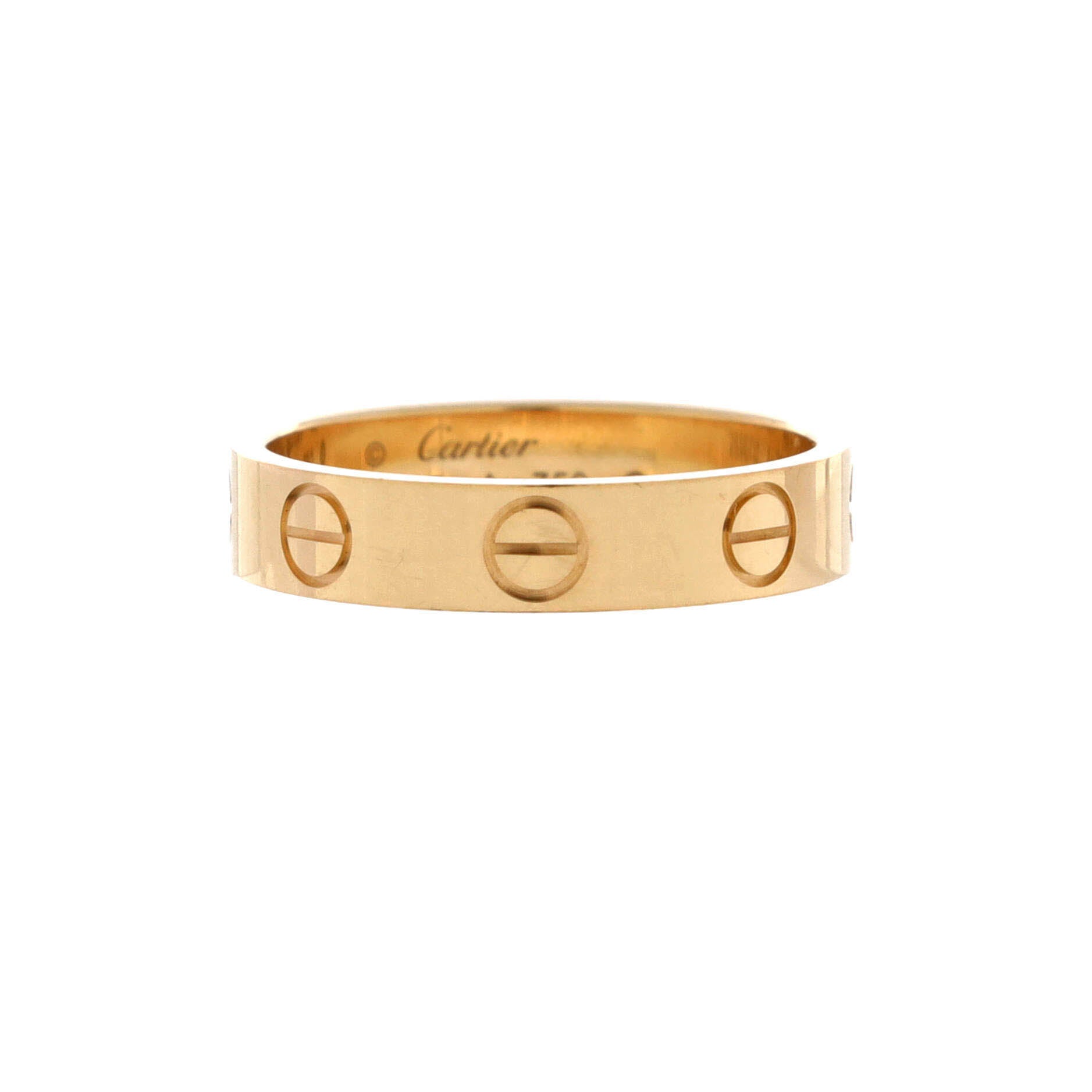 Love Band Ring 18K Yellow Gold