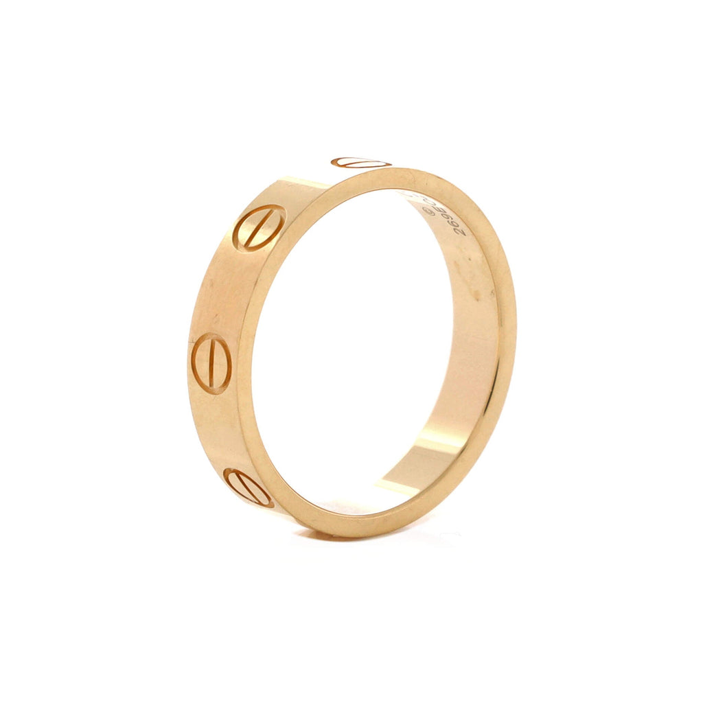 Love Band Ring 18K Yellow Gold