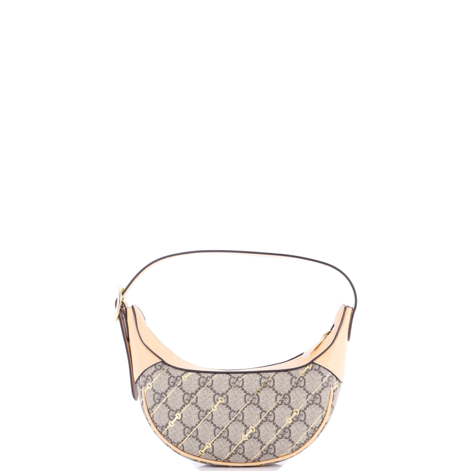 Ophidia Half Moon Bag Print GG Coated Canvas Mini