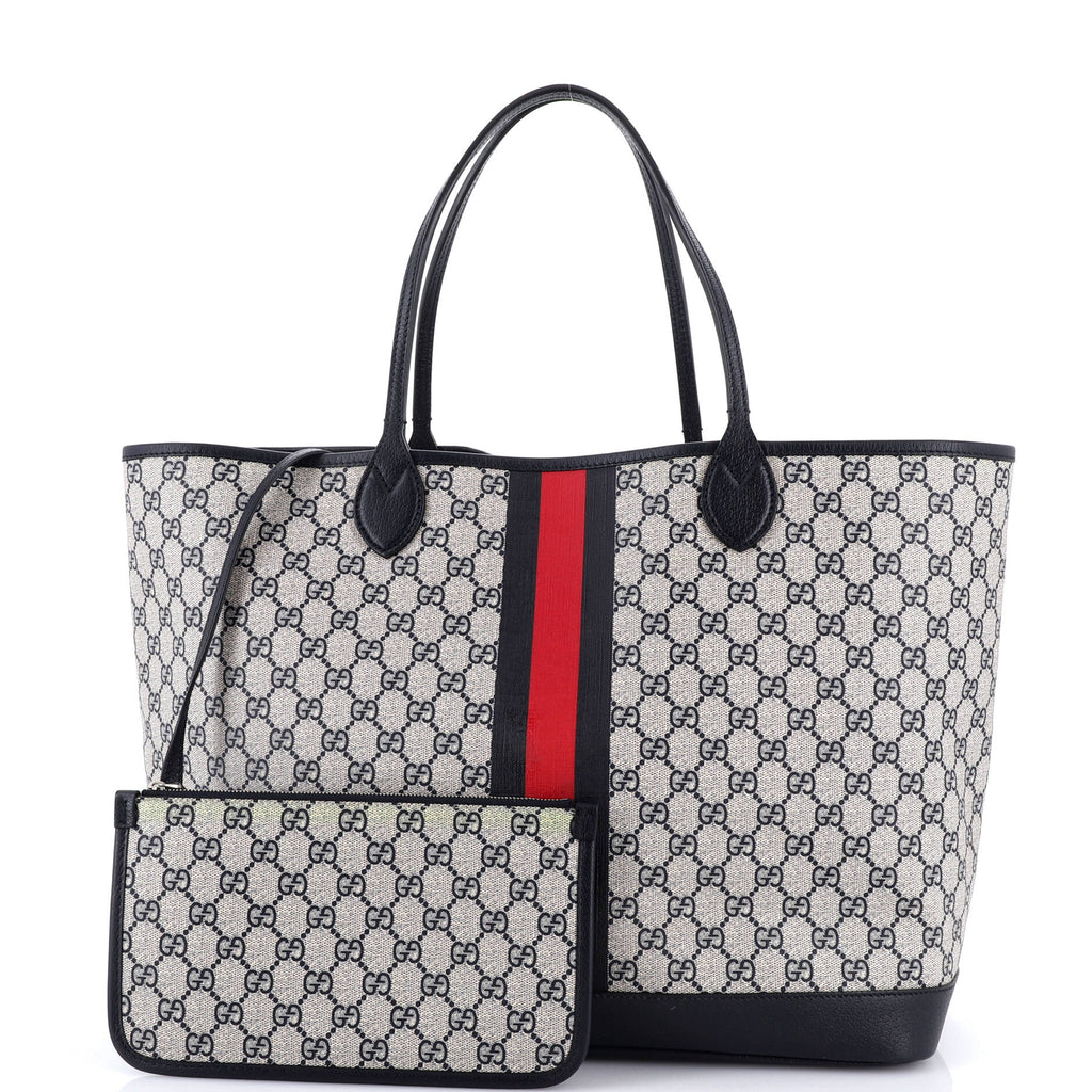 Ophidia Open Shopping Tote GG Coated Canvas Large