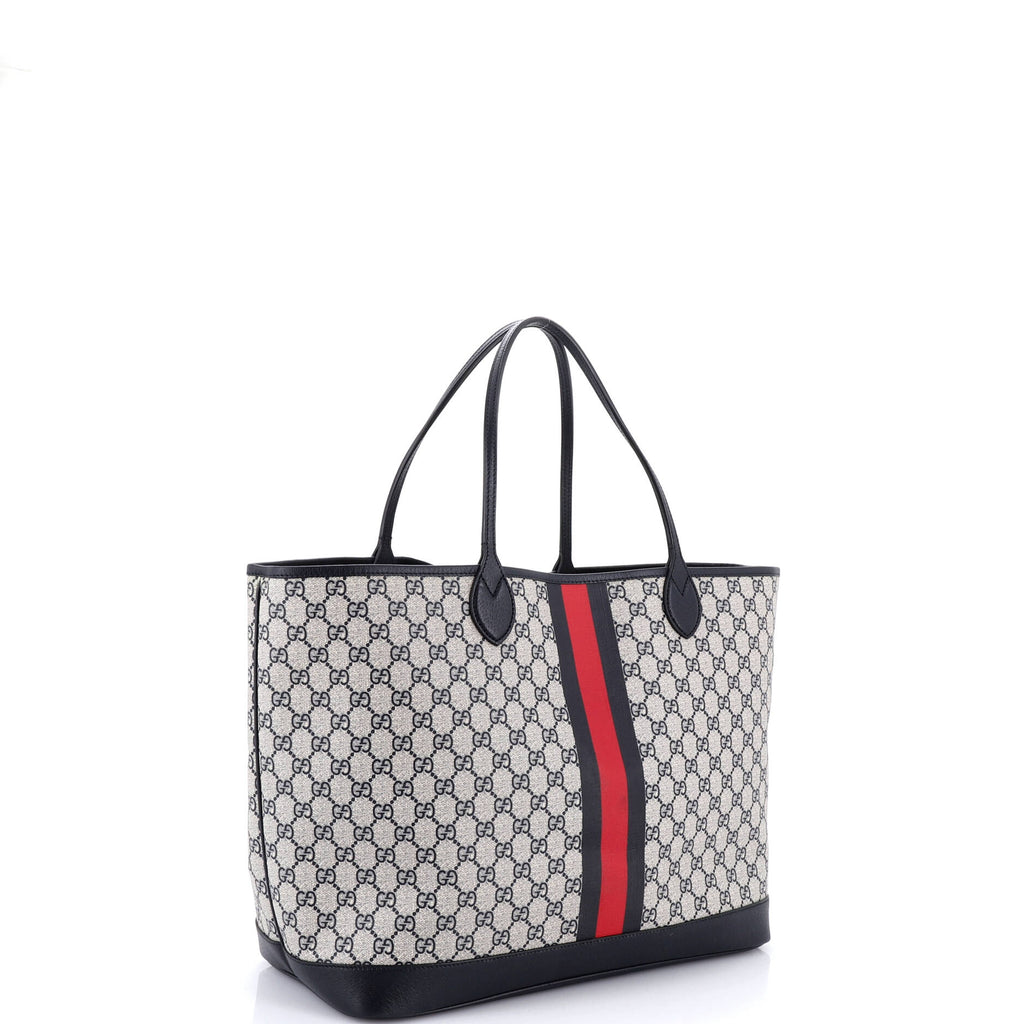 Ophidia Open Shopping Tote GG Coated Canvas Large