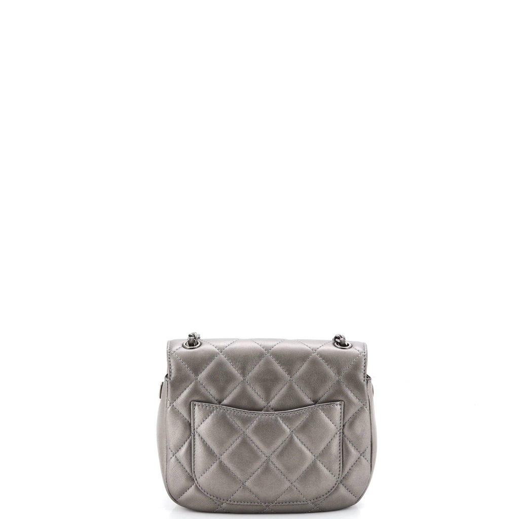 CC Saddle Messenger Quilted Calfskin Mini