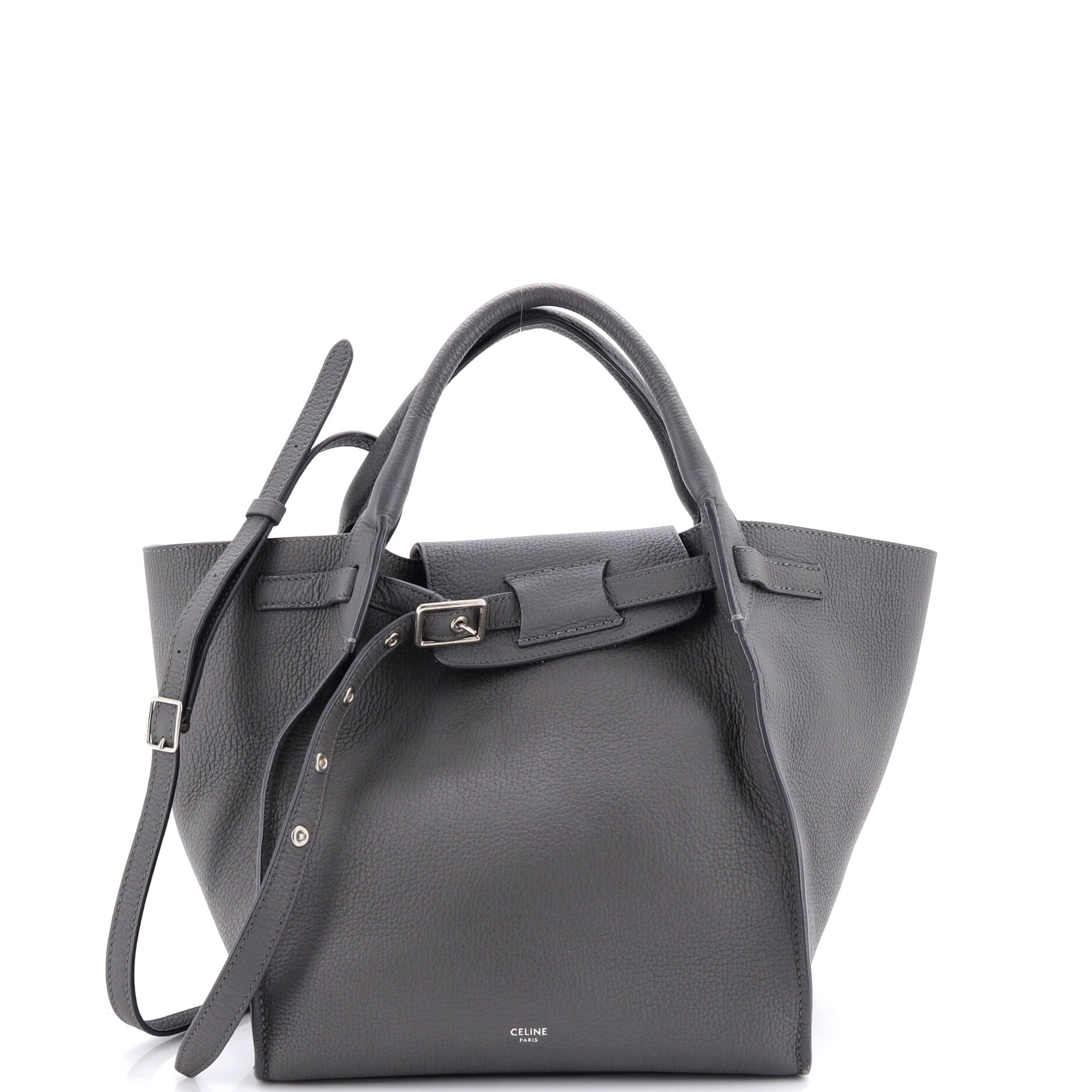 Big Bag Grained Calfskin Small