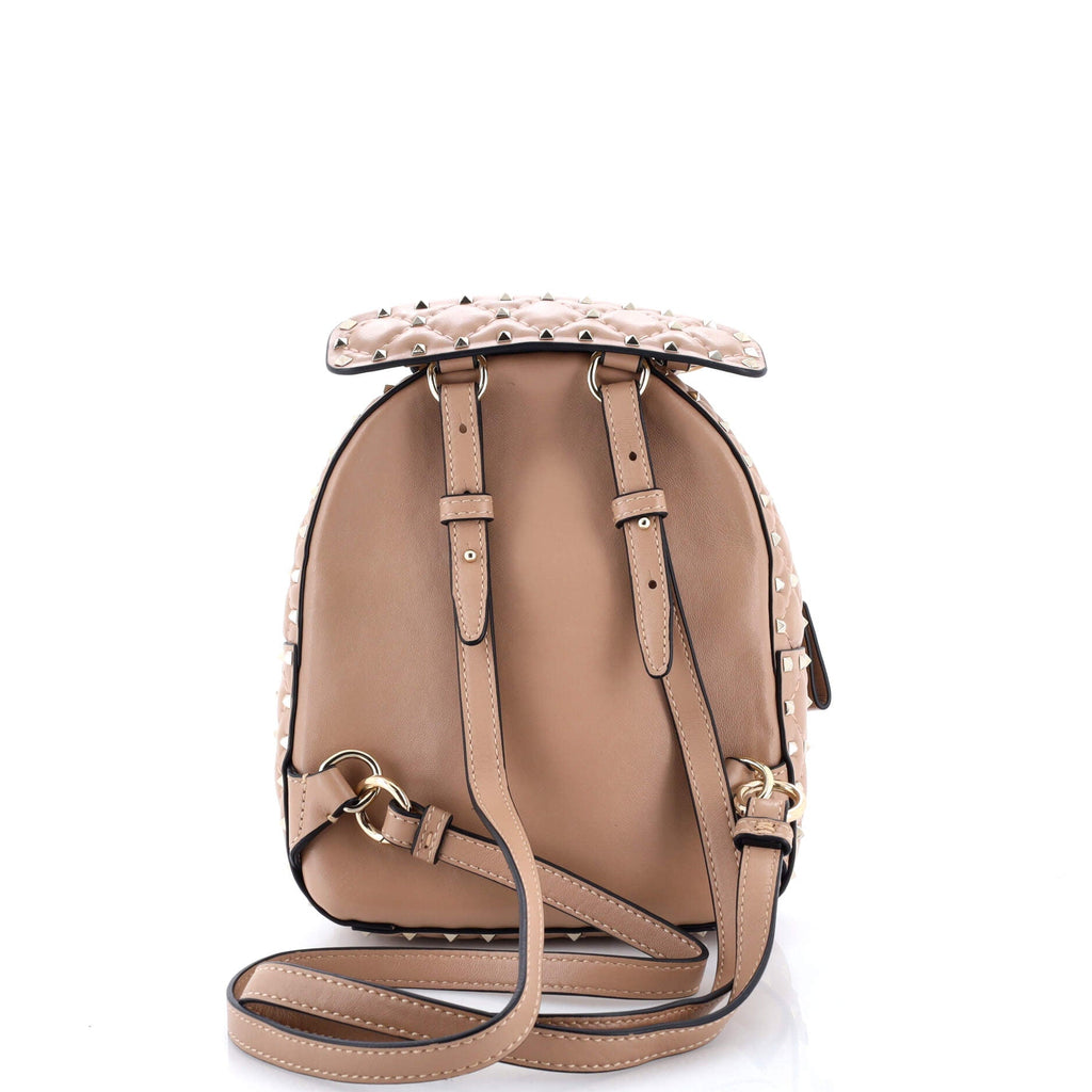 Rockstud Spike Backpack Quilted Leather Mini