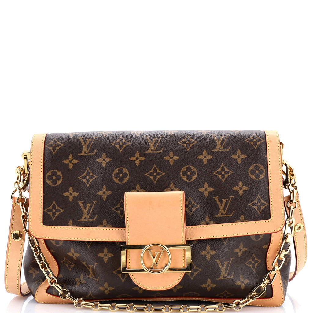 Dauphine Soft Shoulder Bag Monogram Canvas GM