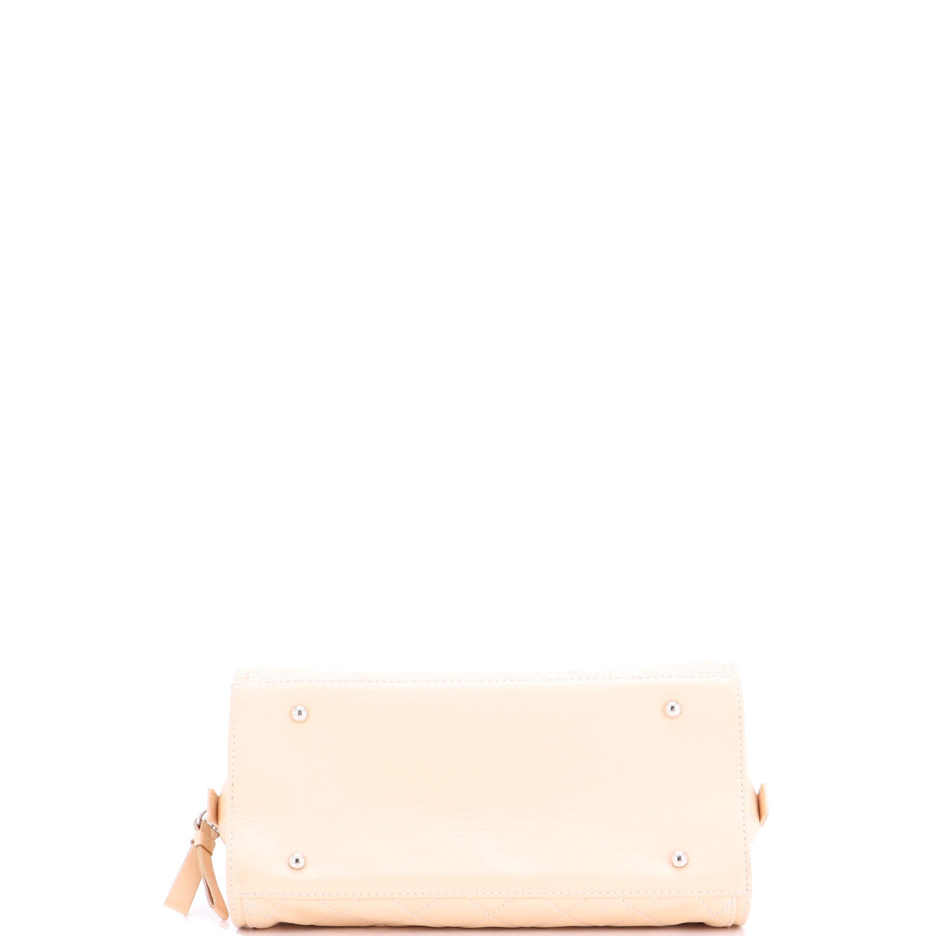 Zip Around Satchel Quilted Calfskin Medium