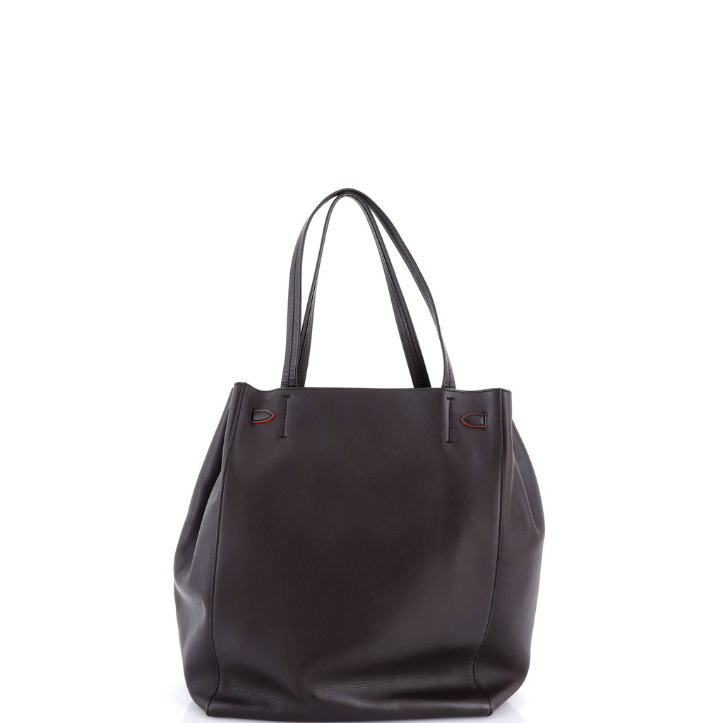 Phantom Tie Cabas Tote Leather Medium