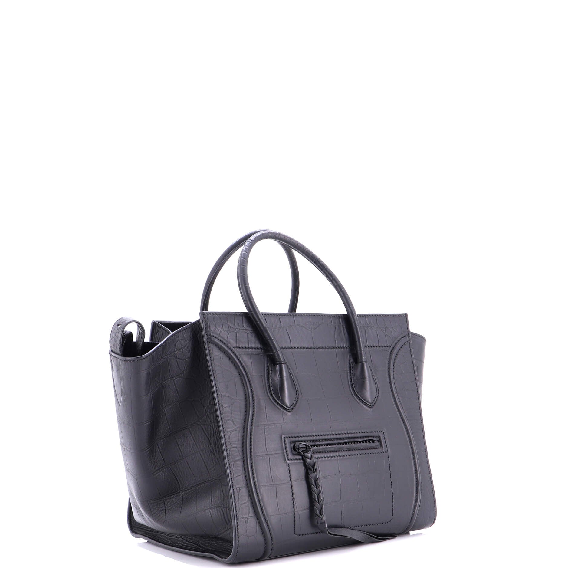 Phantom Bag Crocodile Embossed Leather Medium