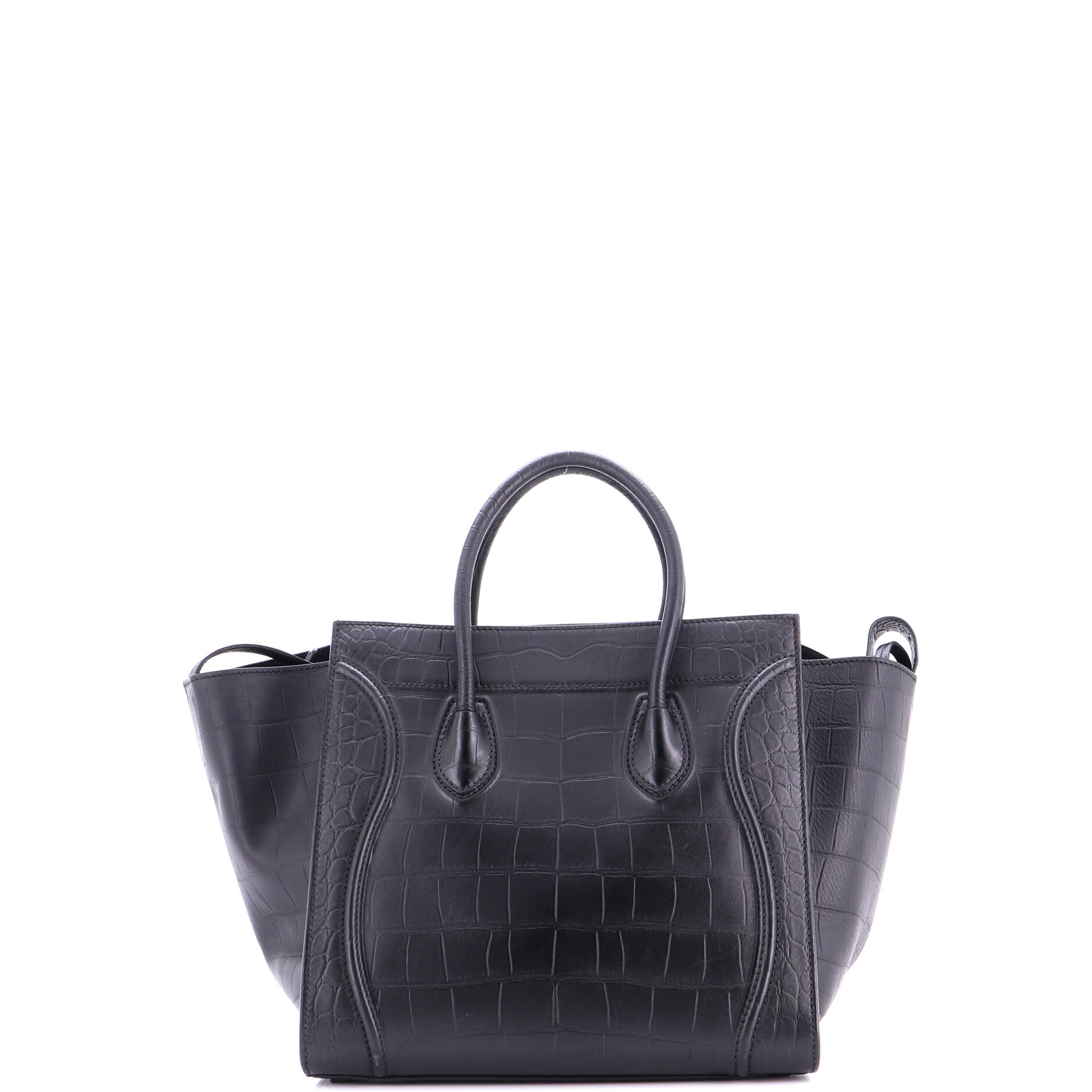 Phantom Bag Crocodile Embossed Leather Medium