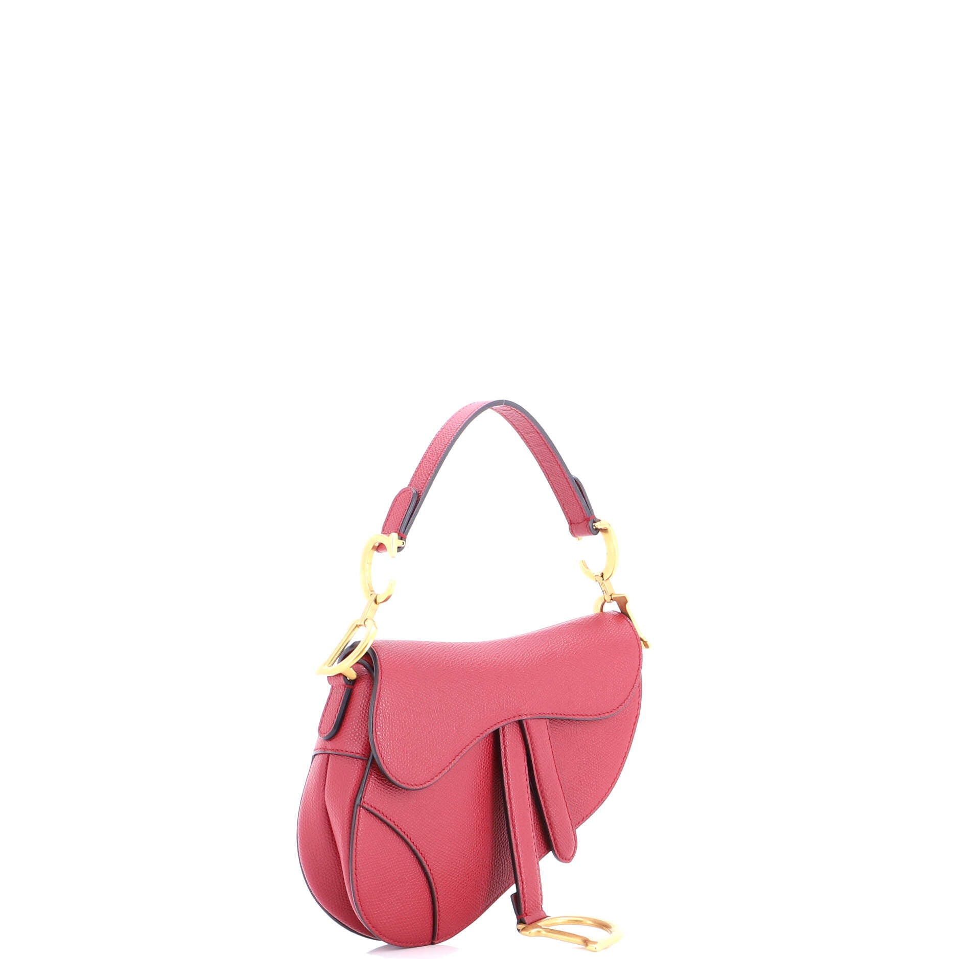 Saddle Handbag Leather Mini