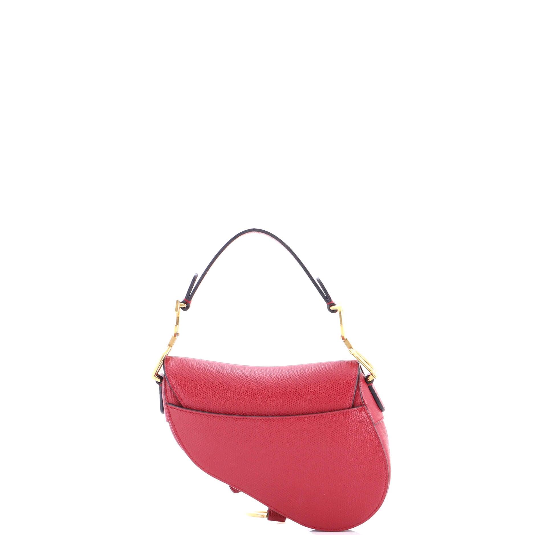 Saddle Handbag Leather Mini
