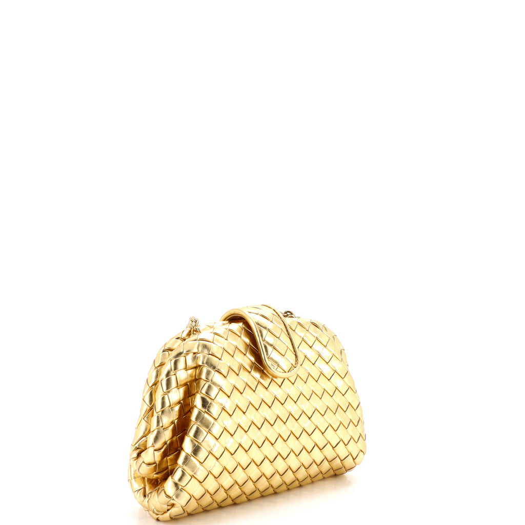 Lauren 1980 Clutch with Chain Intrecciato Nappa Medium