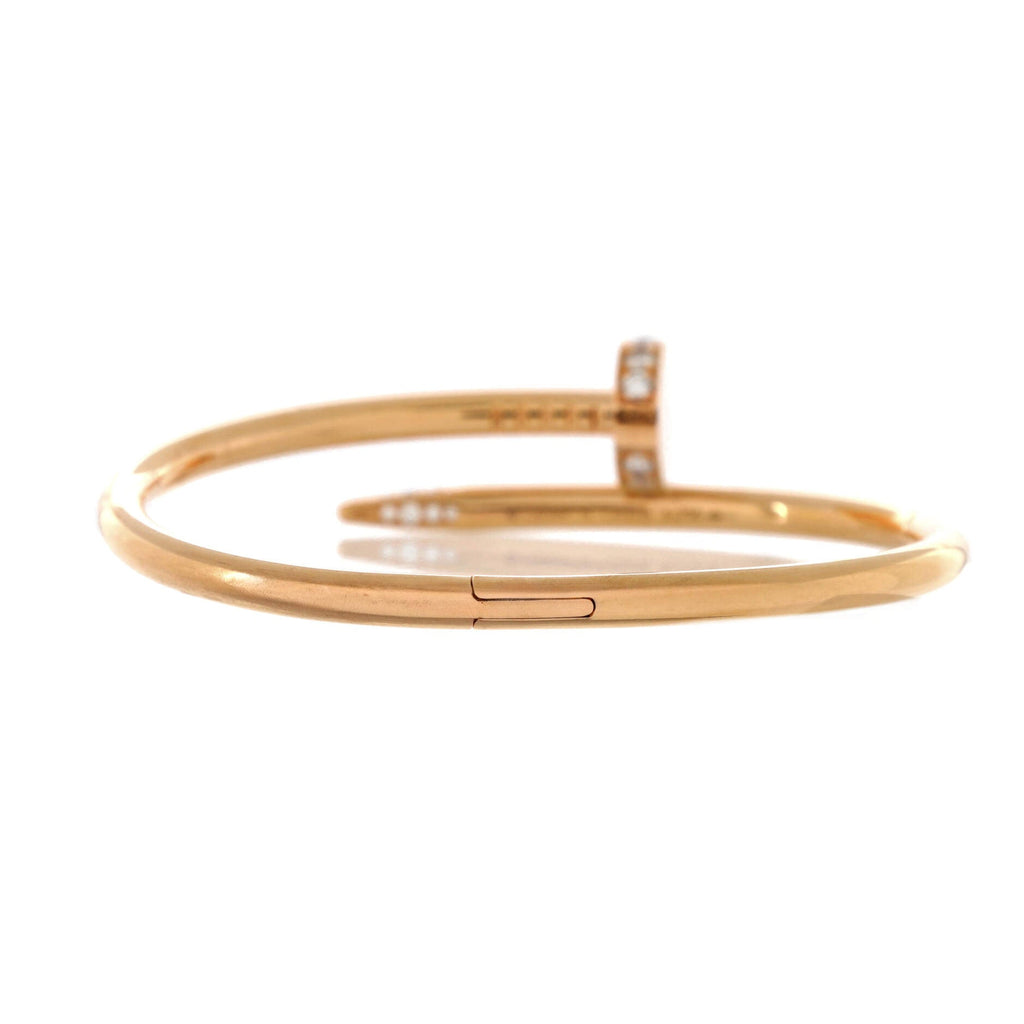 Juste un Clou Bracelet 18K Rose Gold with Diamonds Classic