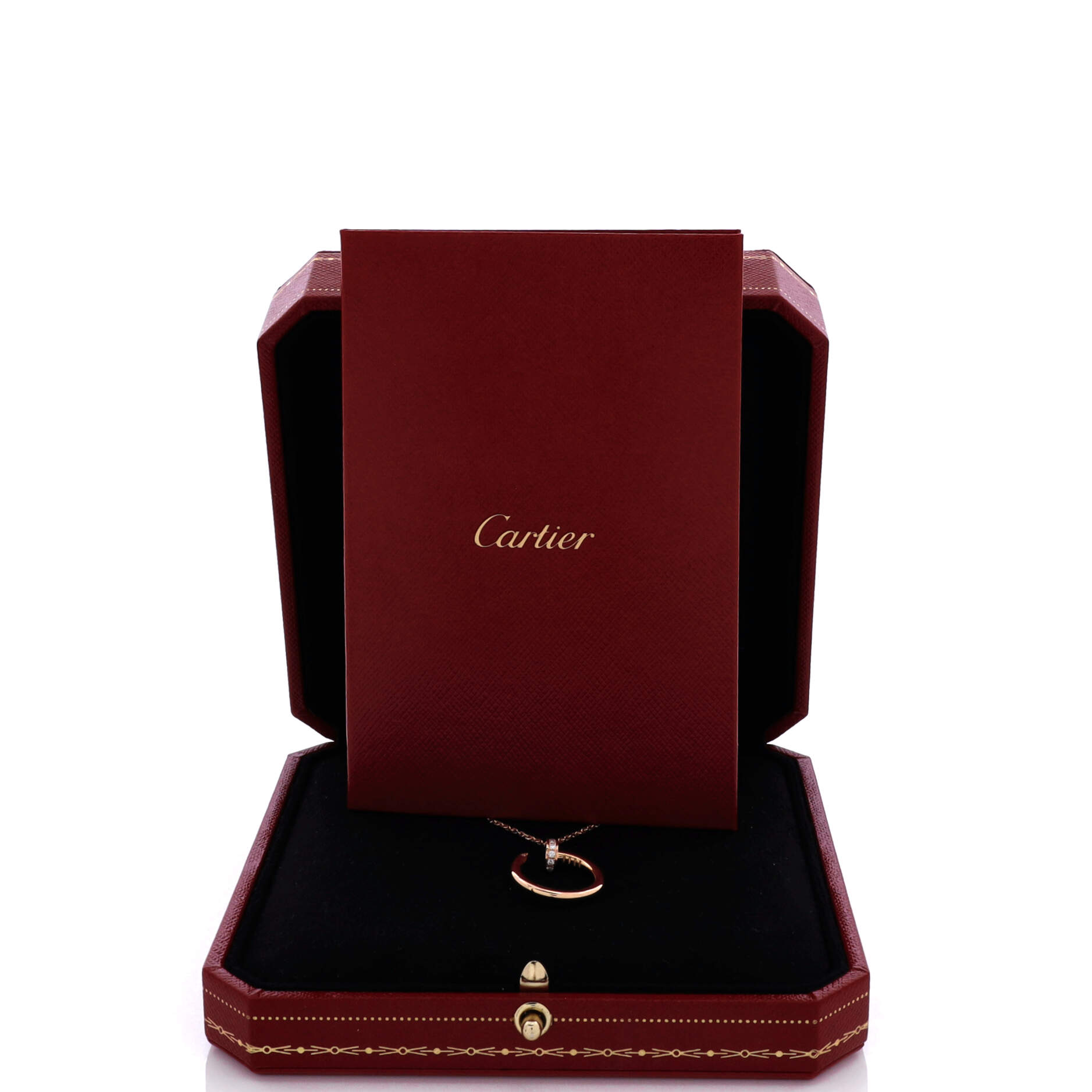Juste un Clou Pendant Necklace 18K Rose Gold with Diamonds