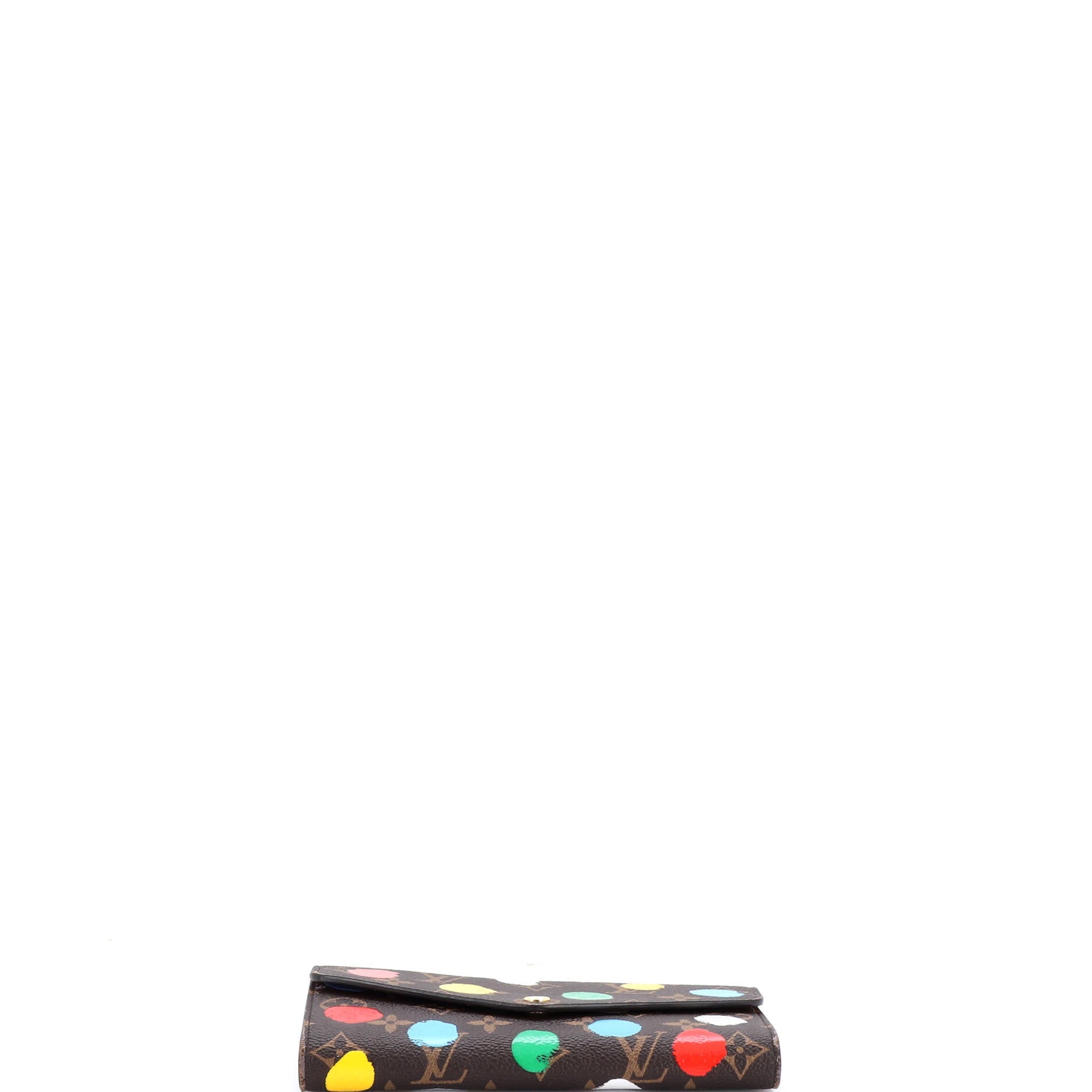 Sarah Wallet NM Yayoi Kusama Painted Dots Monogram Canvas
