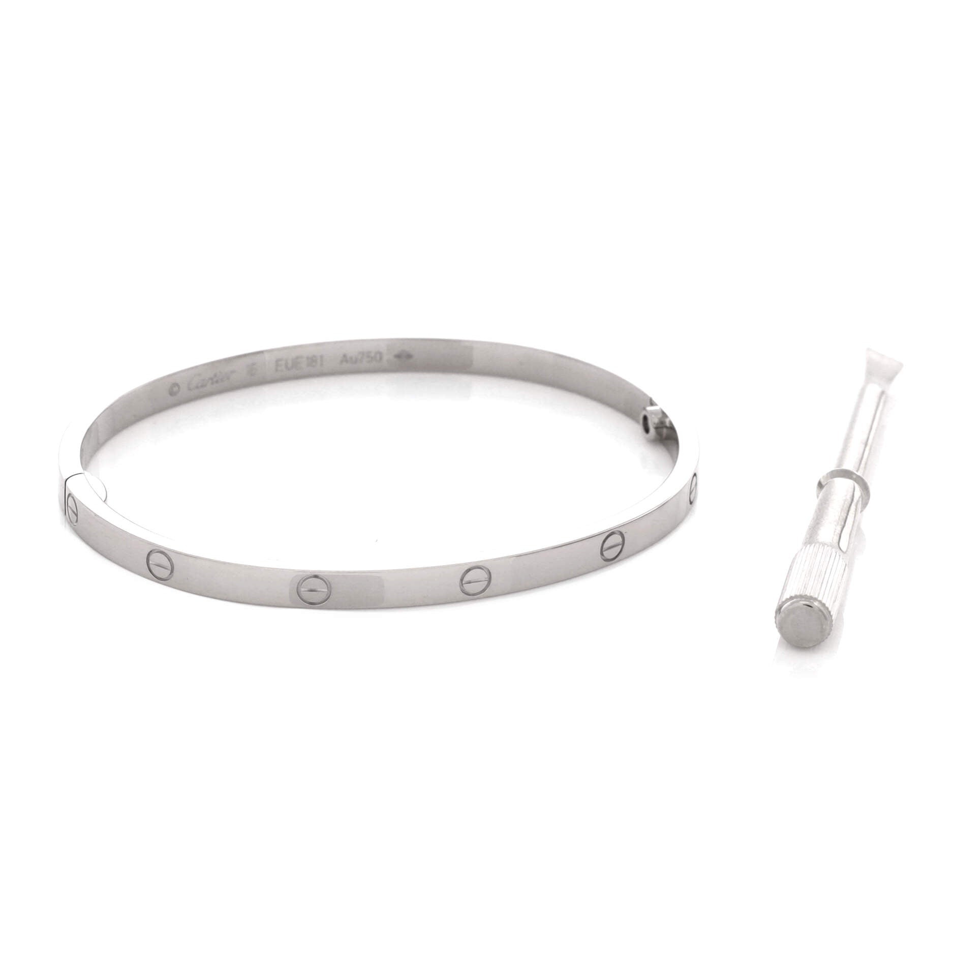 Love Bracelet 18K White Gold Small