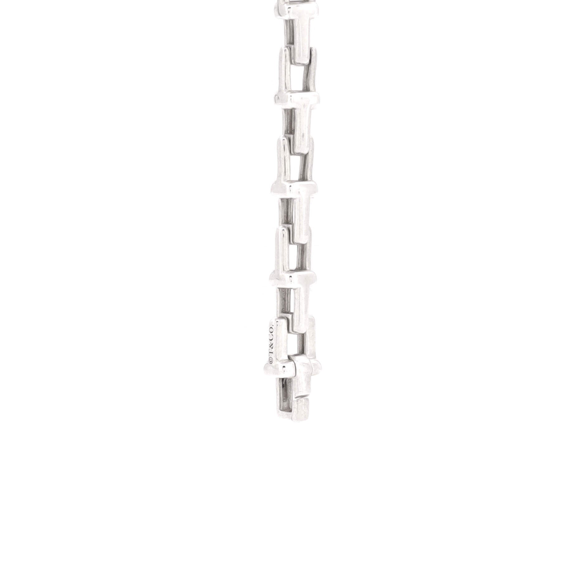 T Chain Bracelet Sterling Silver