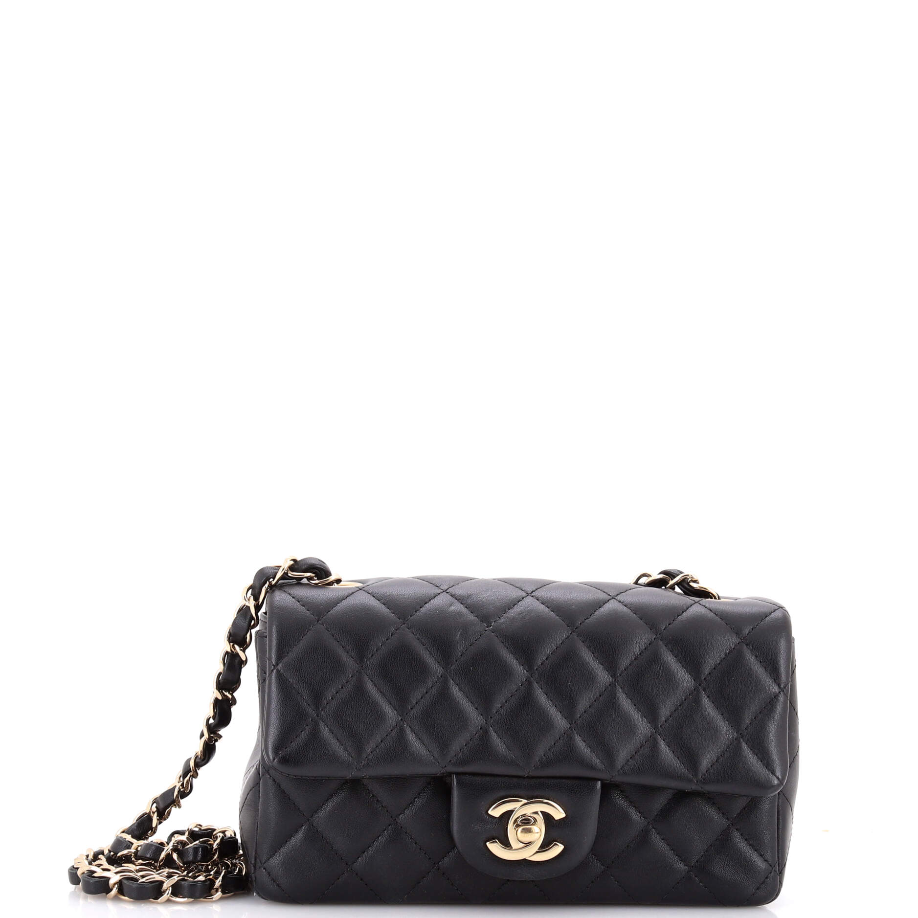 Classic Single Flap Bag Quilted Lambskin Mini