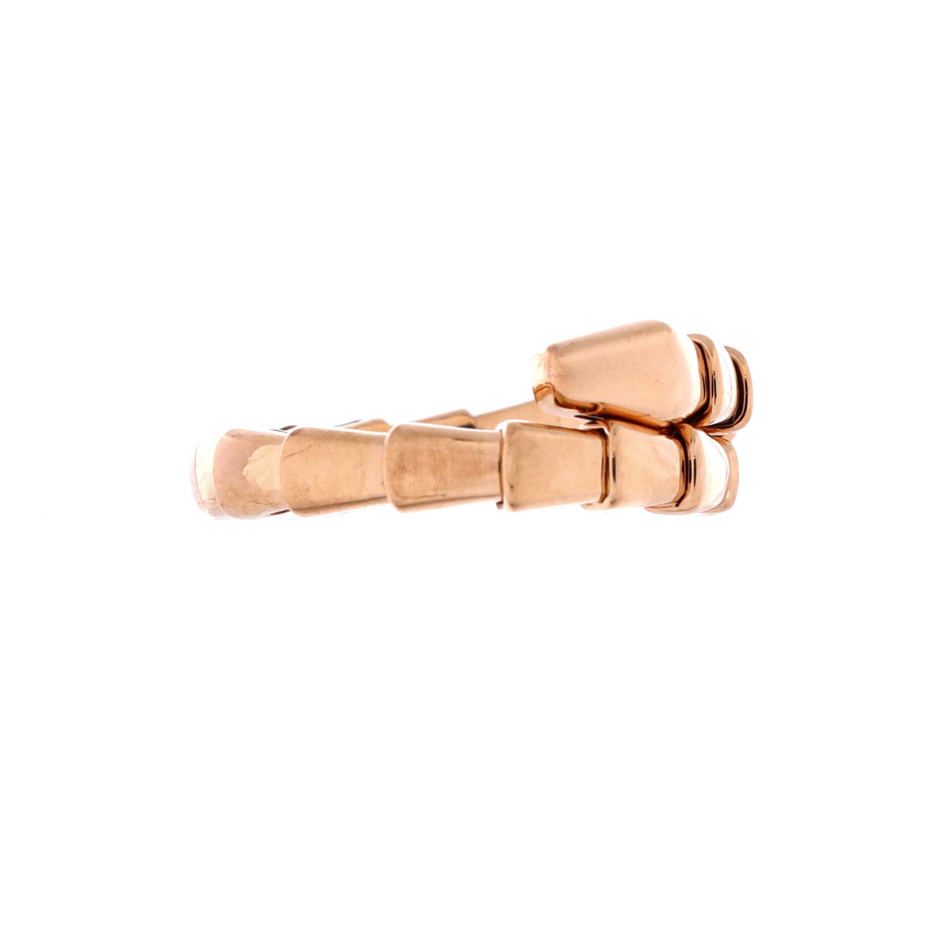 Serpenti Viper One-Coil Ring 18K Rose Gold