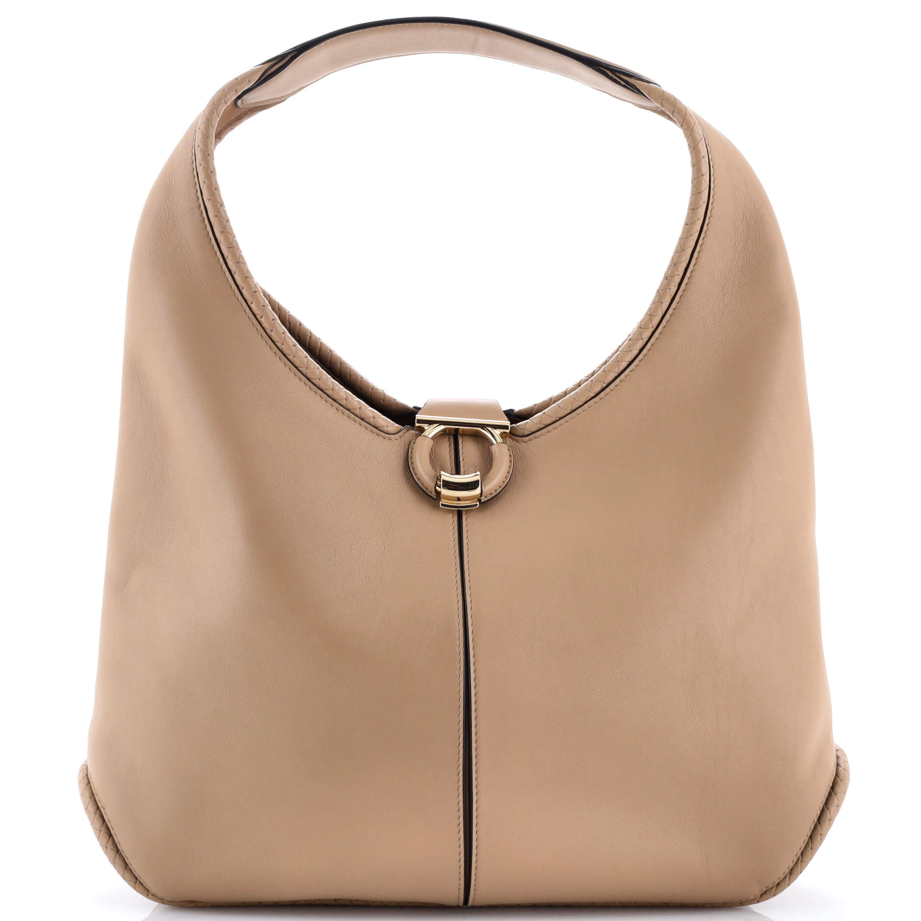 Gancini Margot Hobo Leather