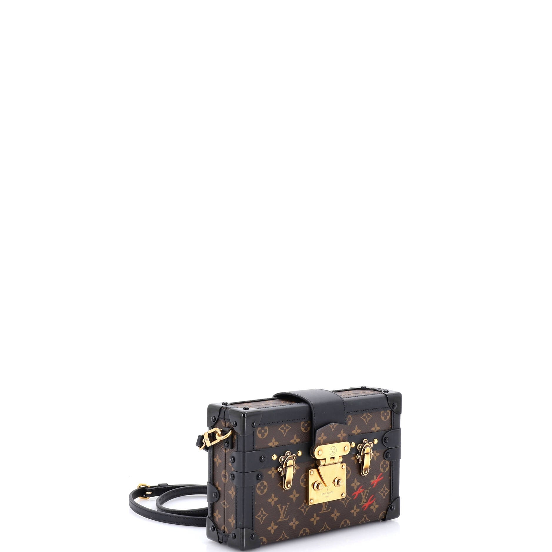 Petite Malle Handbag Monogram Canvas