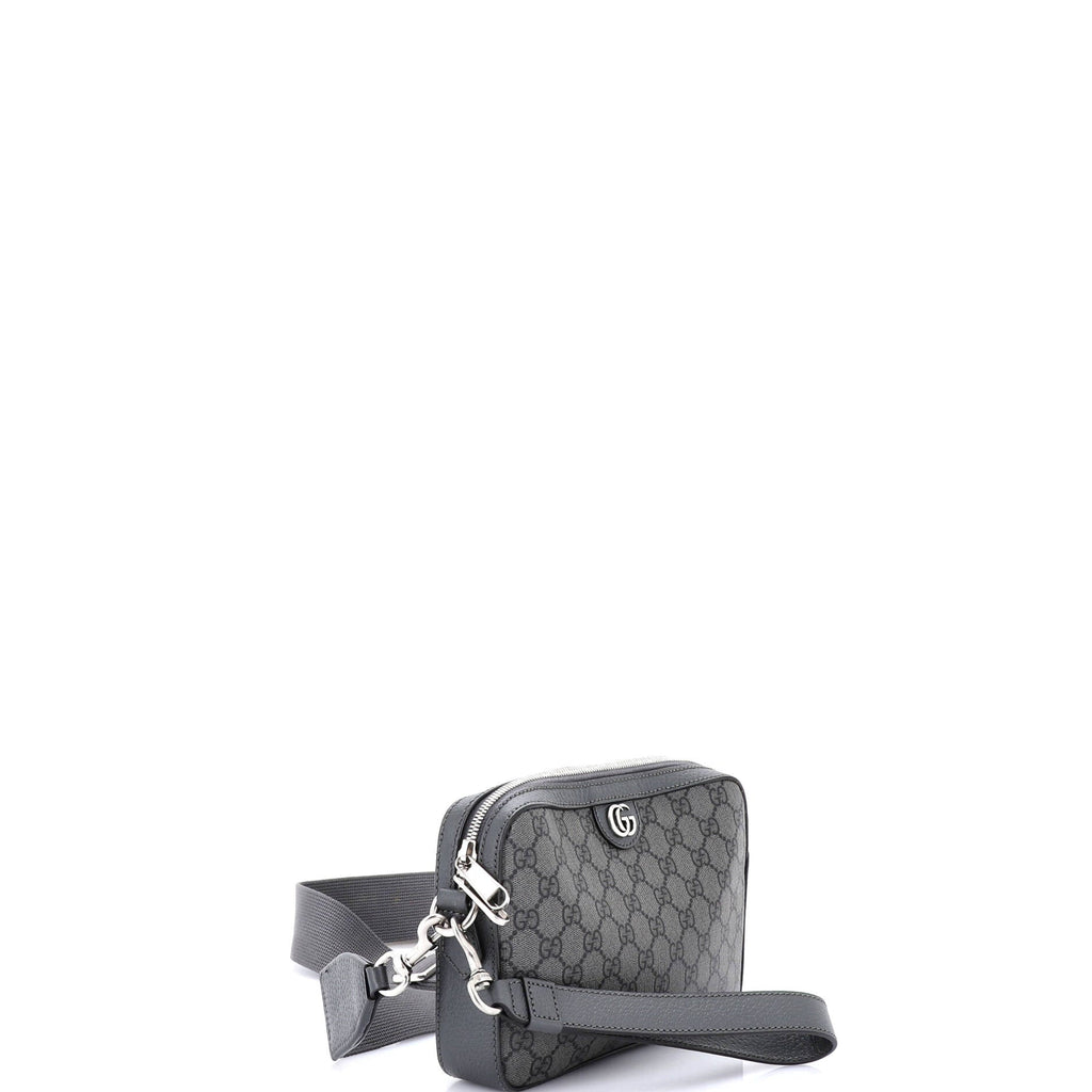 Ophidia Zip Wristlet Shoulder Bag GG Coated Canvas Small
