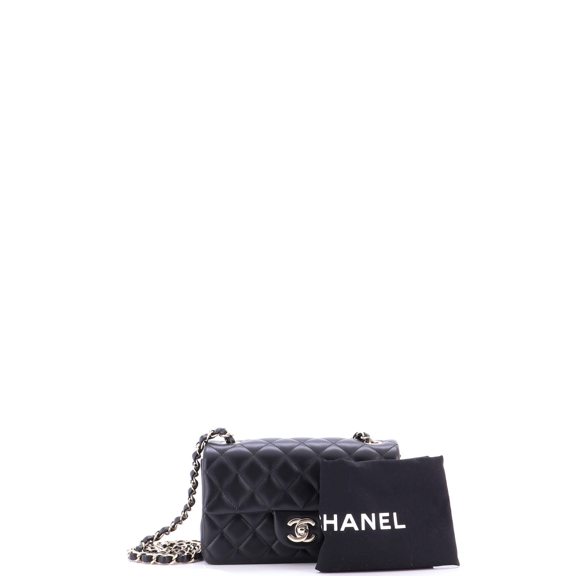 Classic Single Flap Bag Quilted Lambskin Mini
