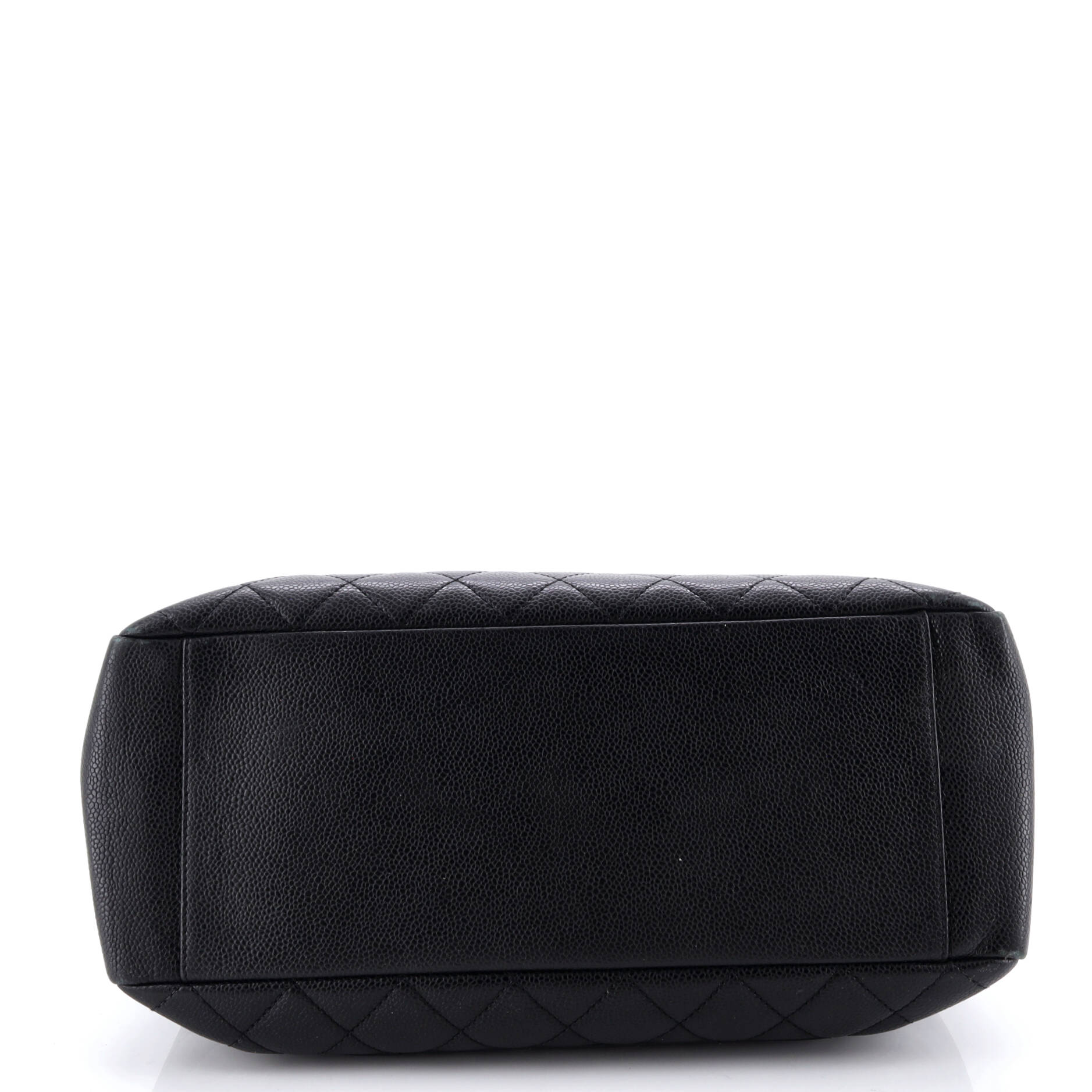 Grand Shopping Tote Quilted Caviar