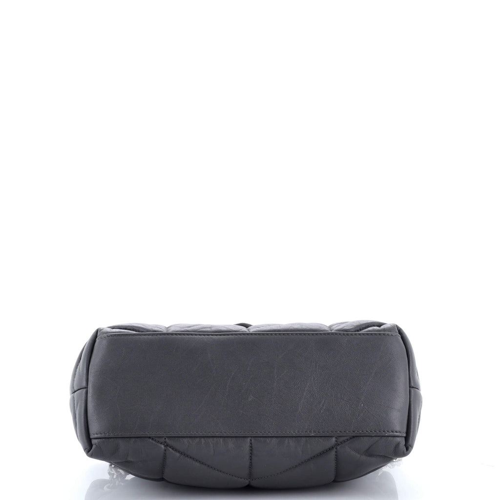 Loulou Puffer Shoulder Bag Quilted Leather Small