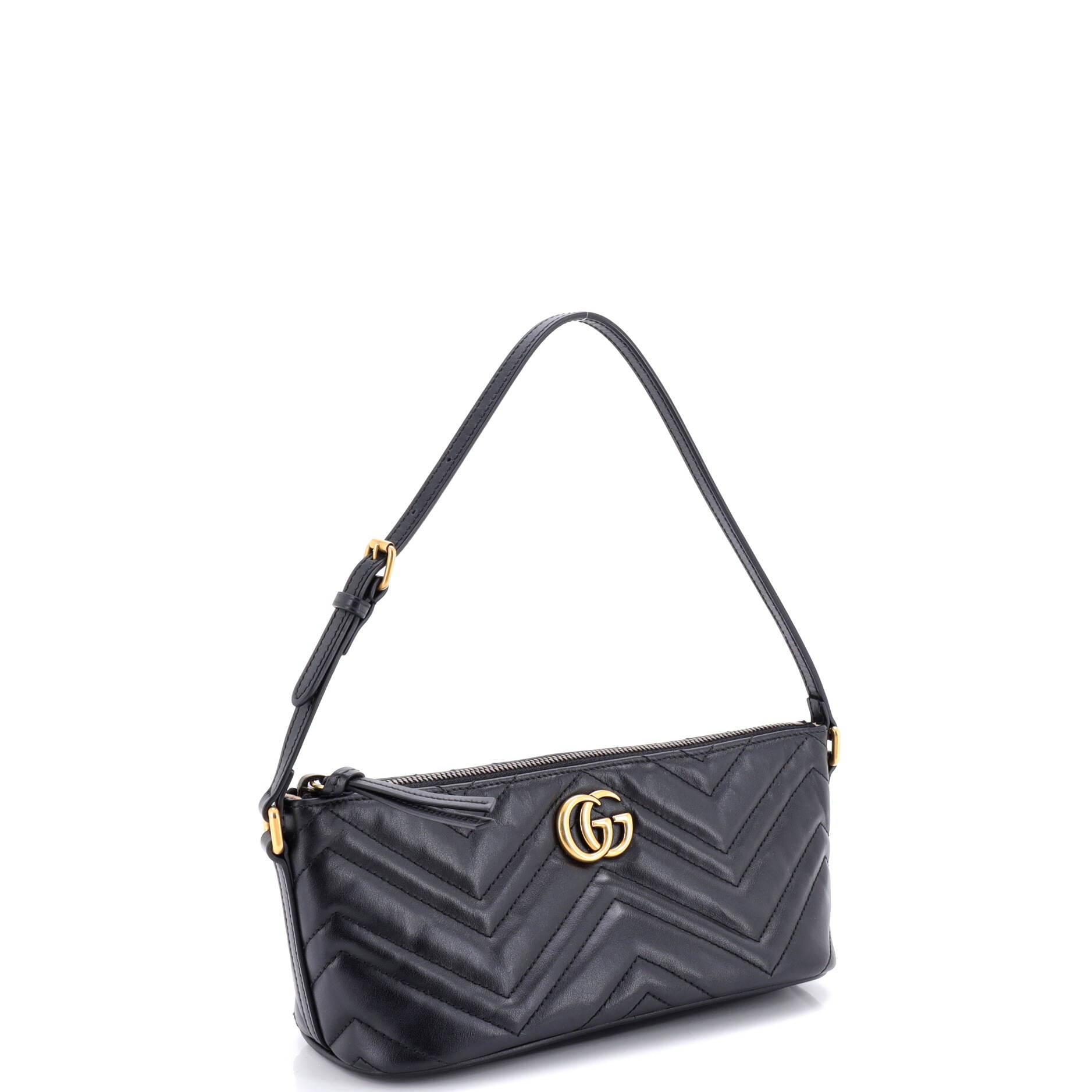 GG Marmont Pochette Shoulder Bag Matelasse Leather Small