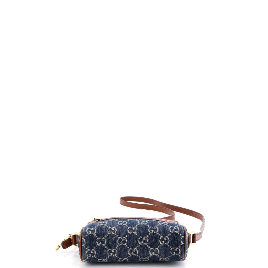 Ophidia Shoulder Bag GG Denim Mini