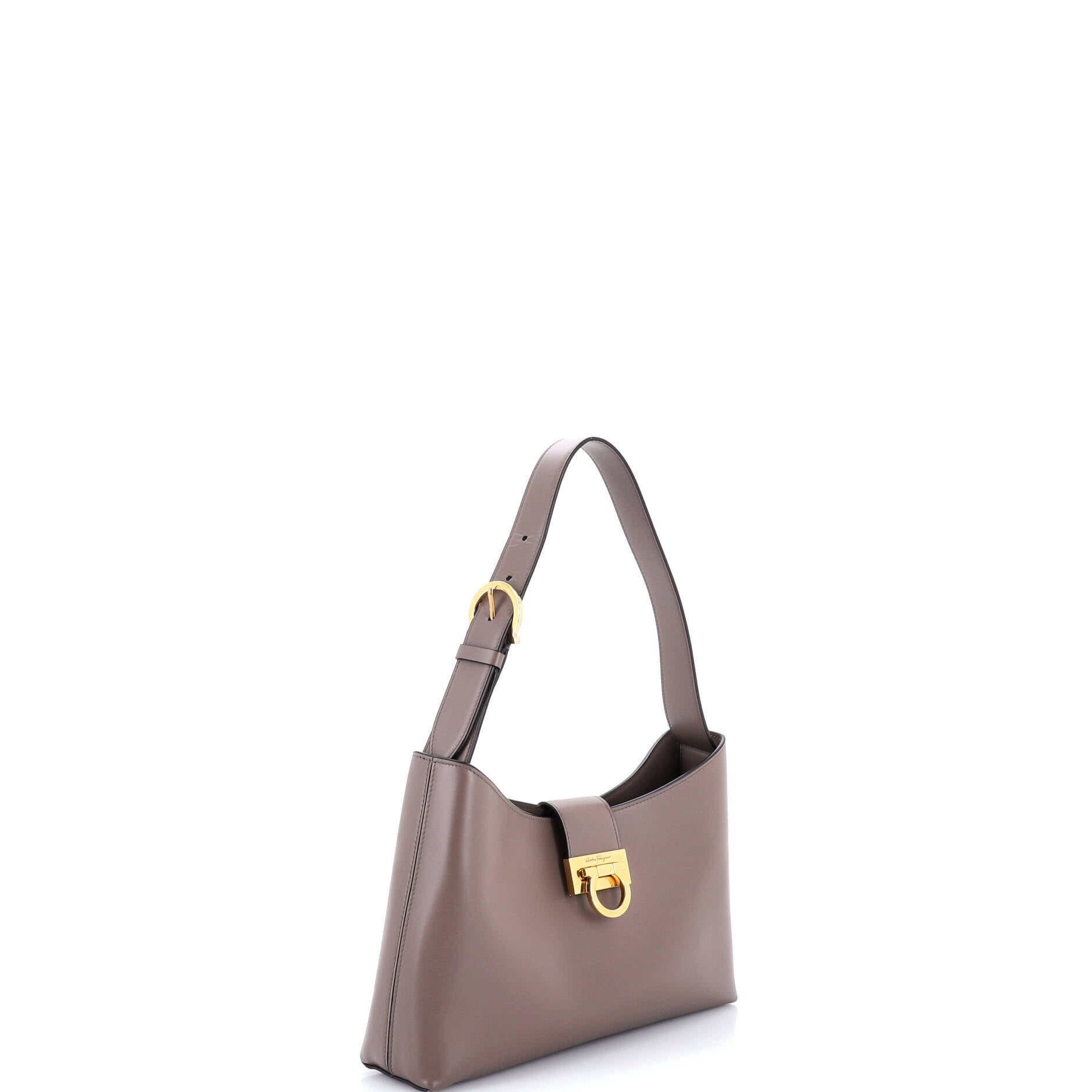 Trifolio Shoulder Bag Leather East West