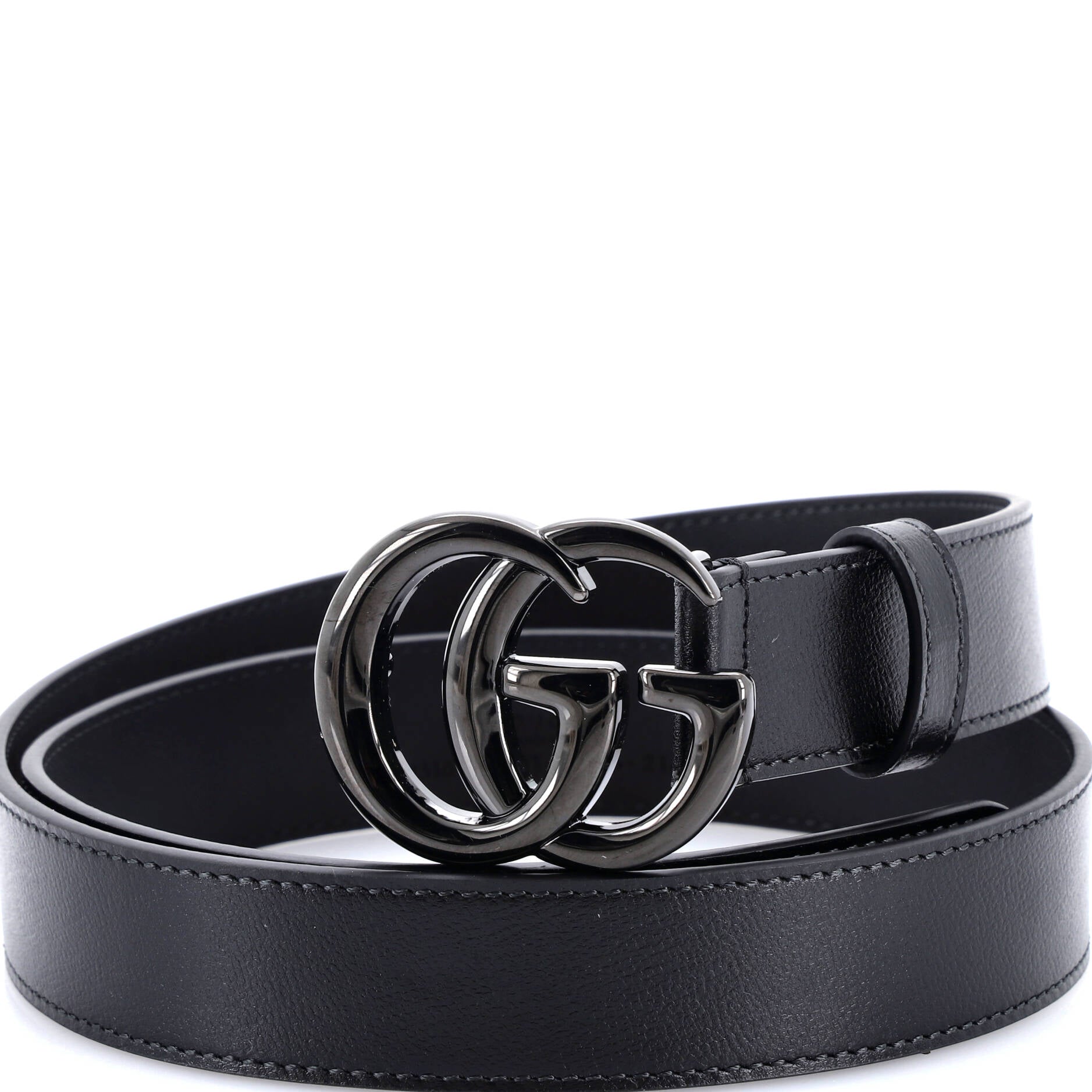 GG Marmont Belt Leather Thin 105