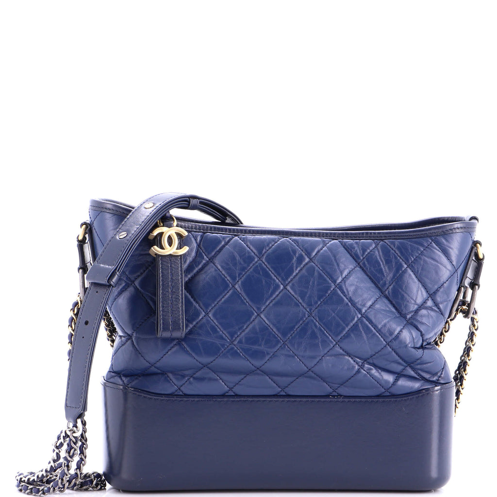 Gabrielle Hobo Quilted Aged Calfskin Medium