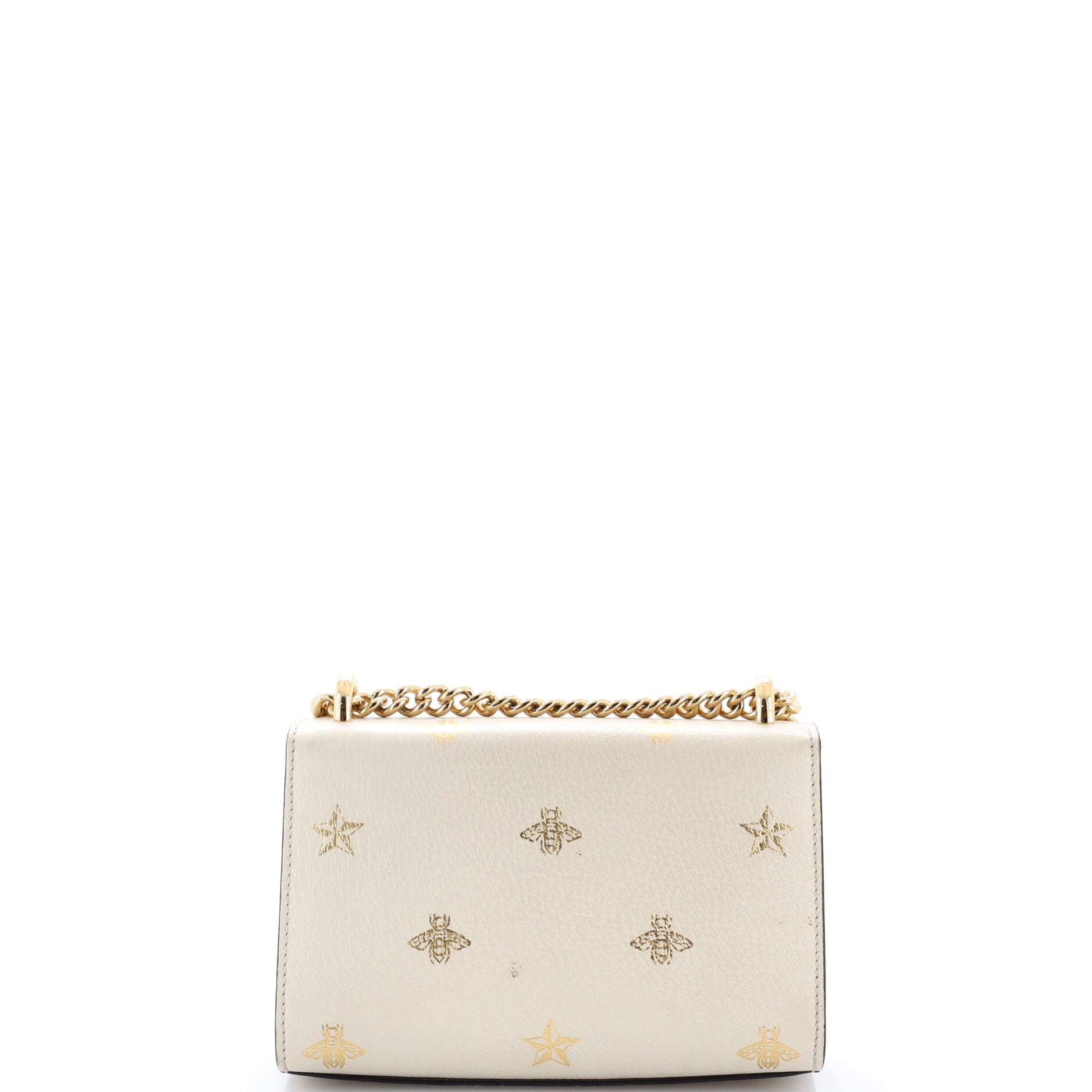 Padlock Shoulder Bag Printed Leather Small