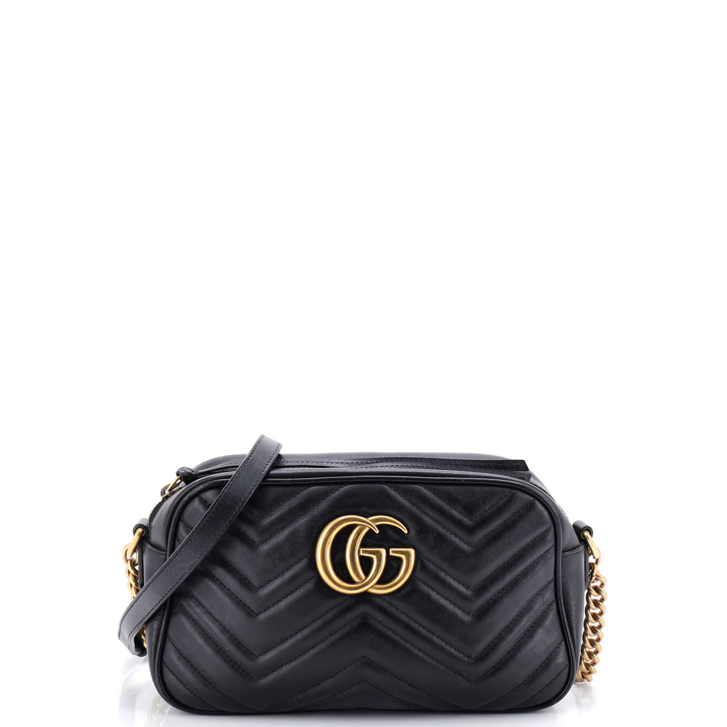GG Marmont Shoulder Bag Matelasse Leather Small
