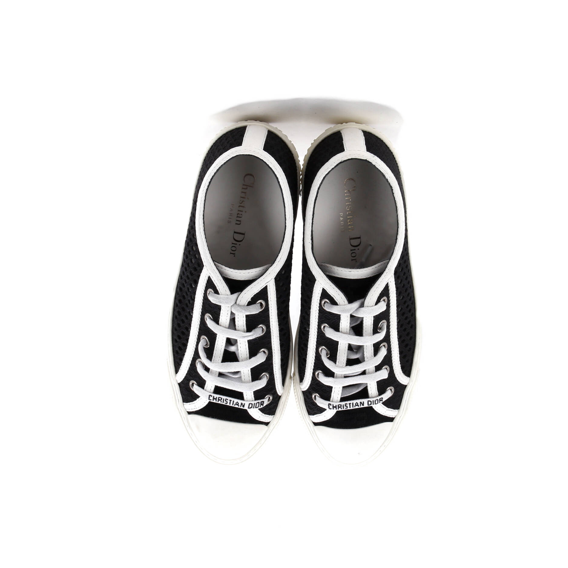Women's Walk'N'Dior Sneakers Perforated Canvas