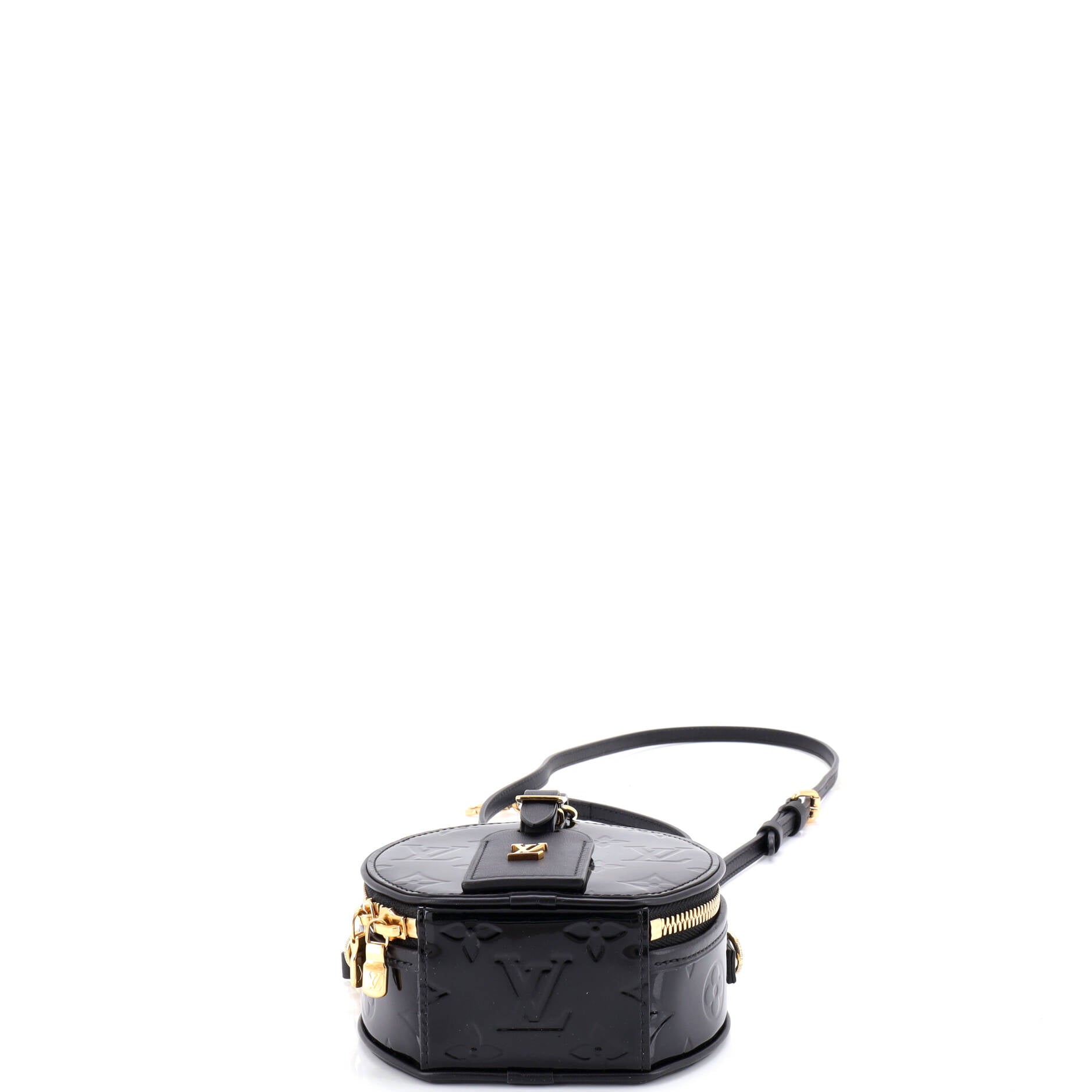 Mini Boite Chapeau Bag Monogram Vernis