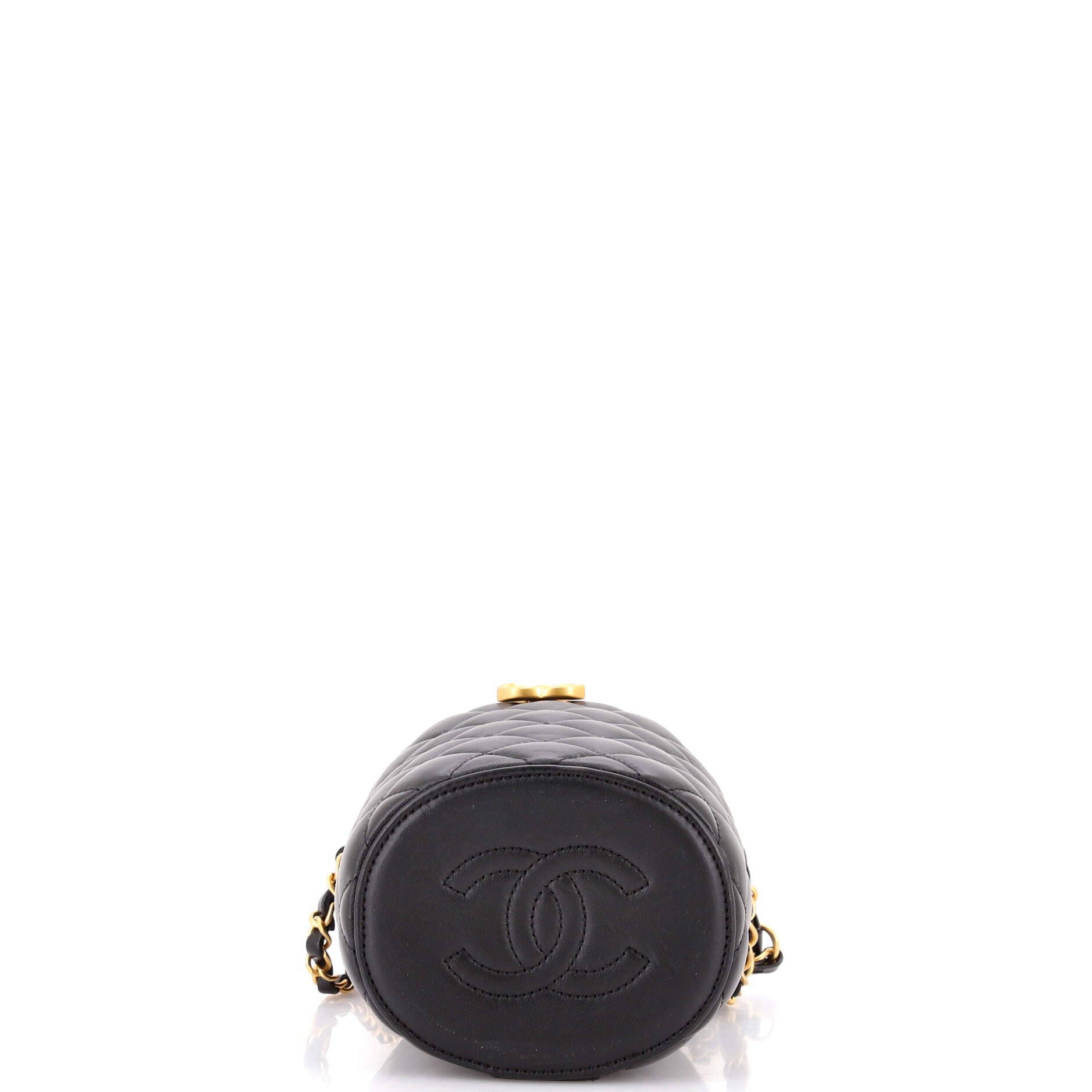 Crown Box Vanity Bag Quilted Lambskin Mini