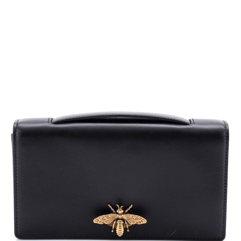 Bee Clutch Leather