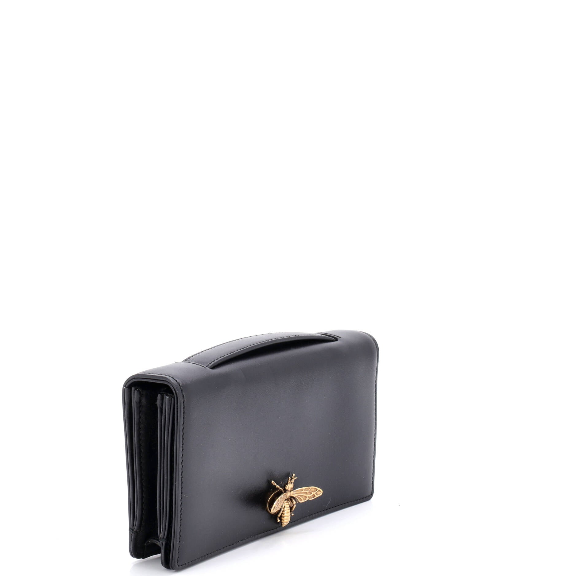 Bee Clutch Leather
