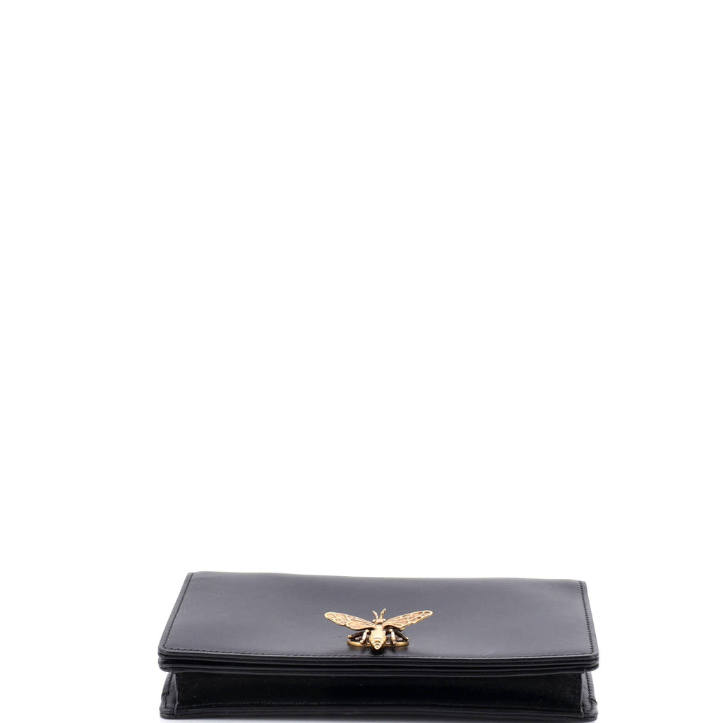 Bee Clutch Leather