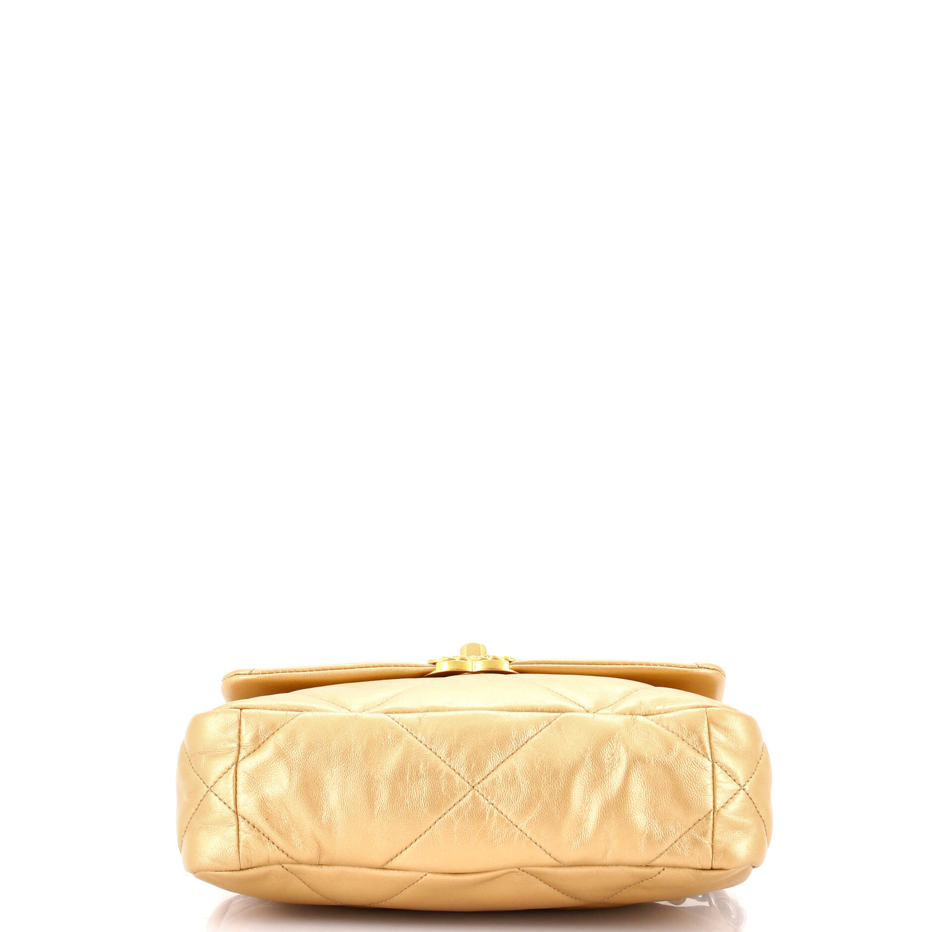 19 Flap Bag Quilted Leather Medium