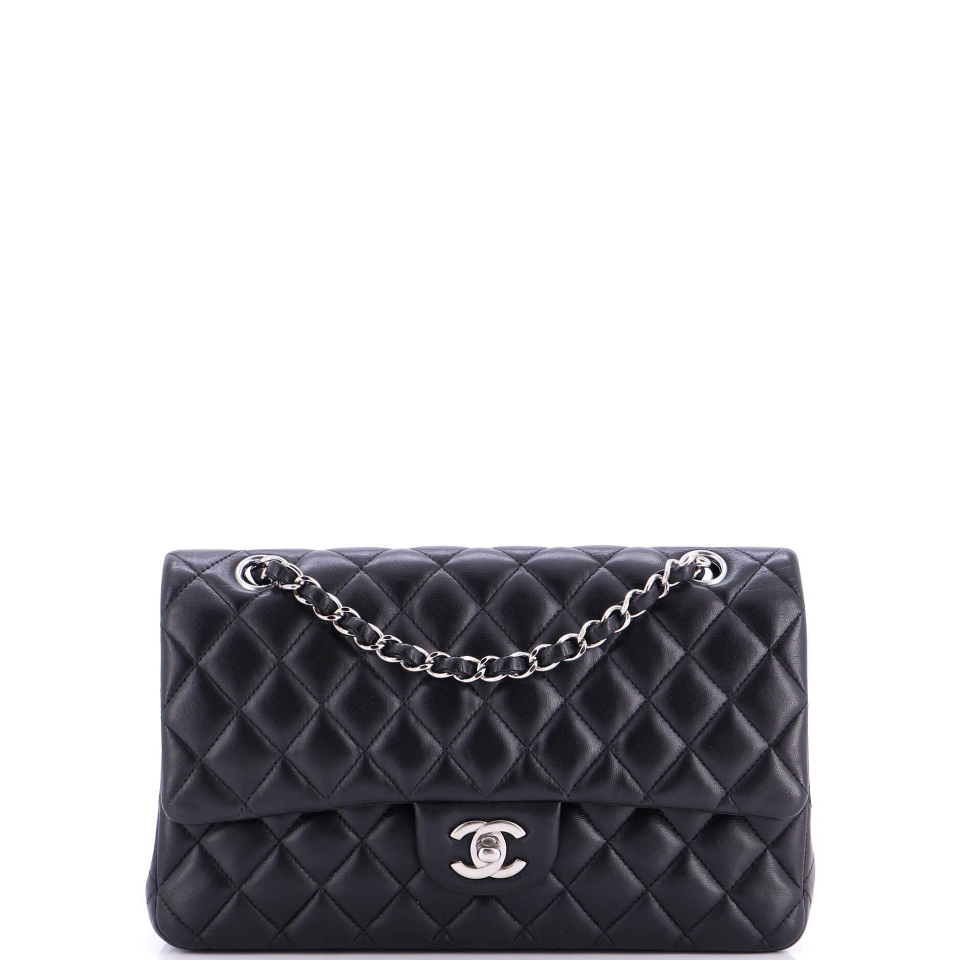 Classic Double Flap Bag Quilted Lambskin Medium