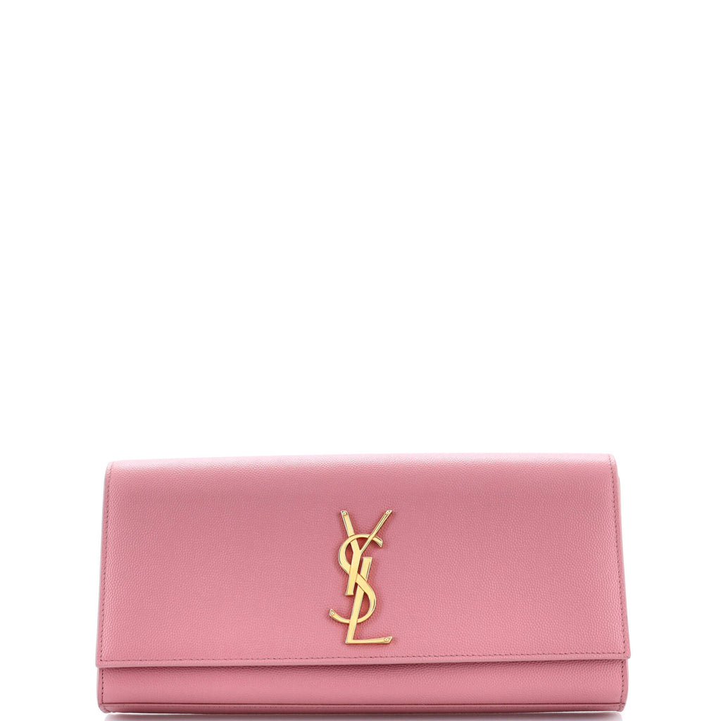 Classic Monogram Clutch Leather Long