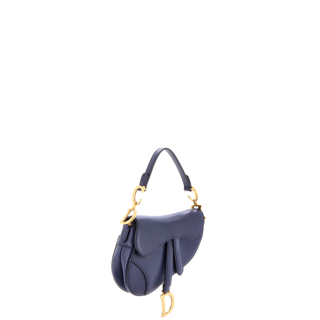 Saddle Handbag Leather Mini