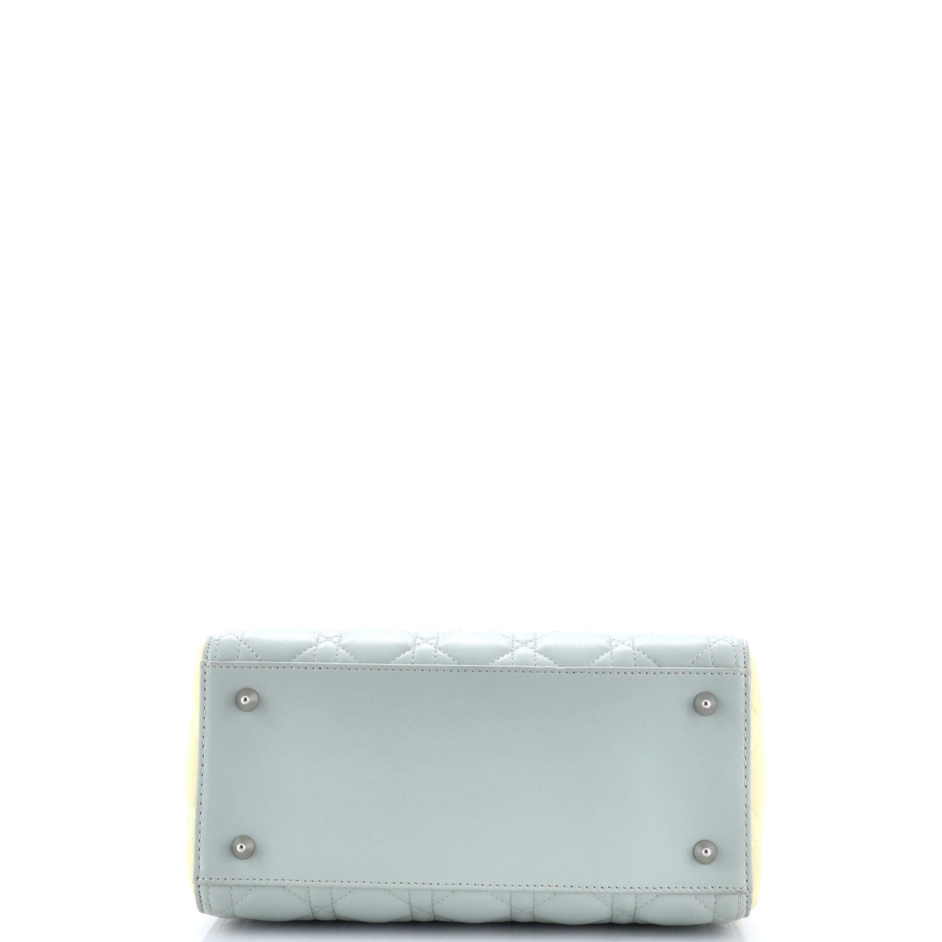 Tricolor Lady Dior Bag Cannage Quilt Lambskin Medium