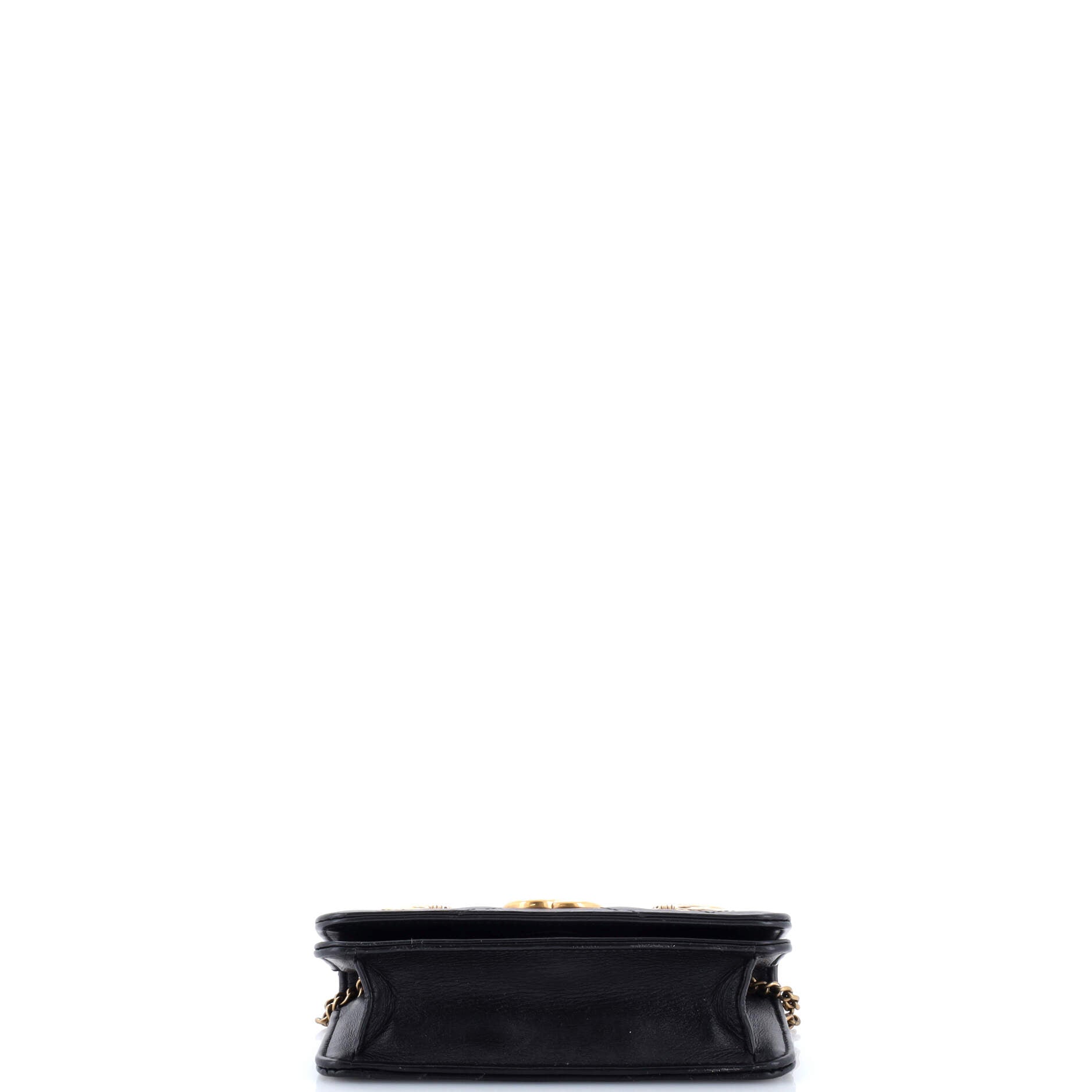 GG Marmont Chain Flap Bag Embellished Matelasse Leather Mini