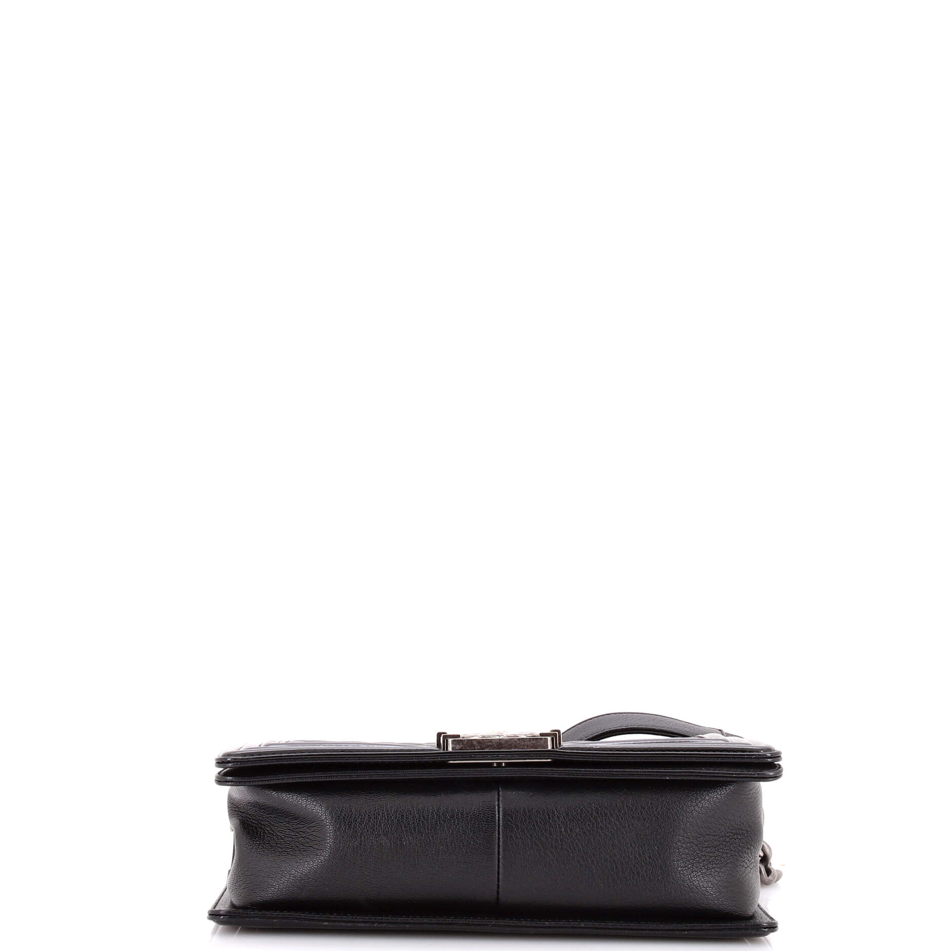 Boy Flap Bag Quilted Goatskin with Patent Old Medium
